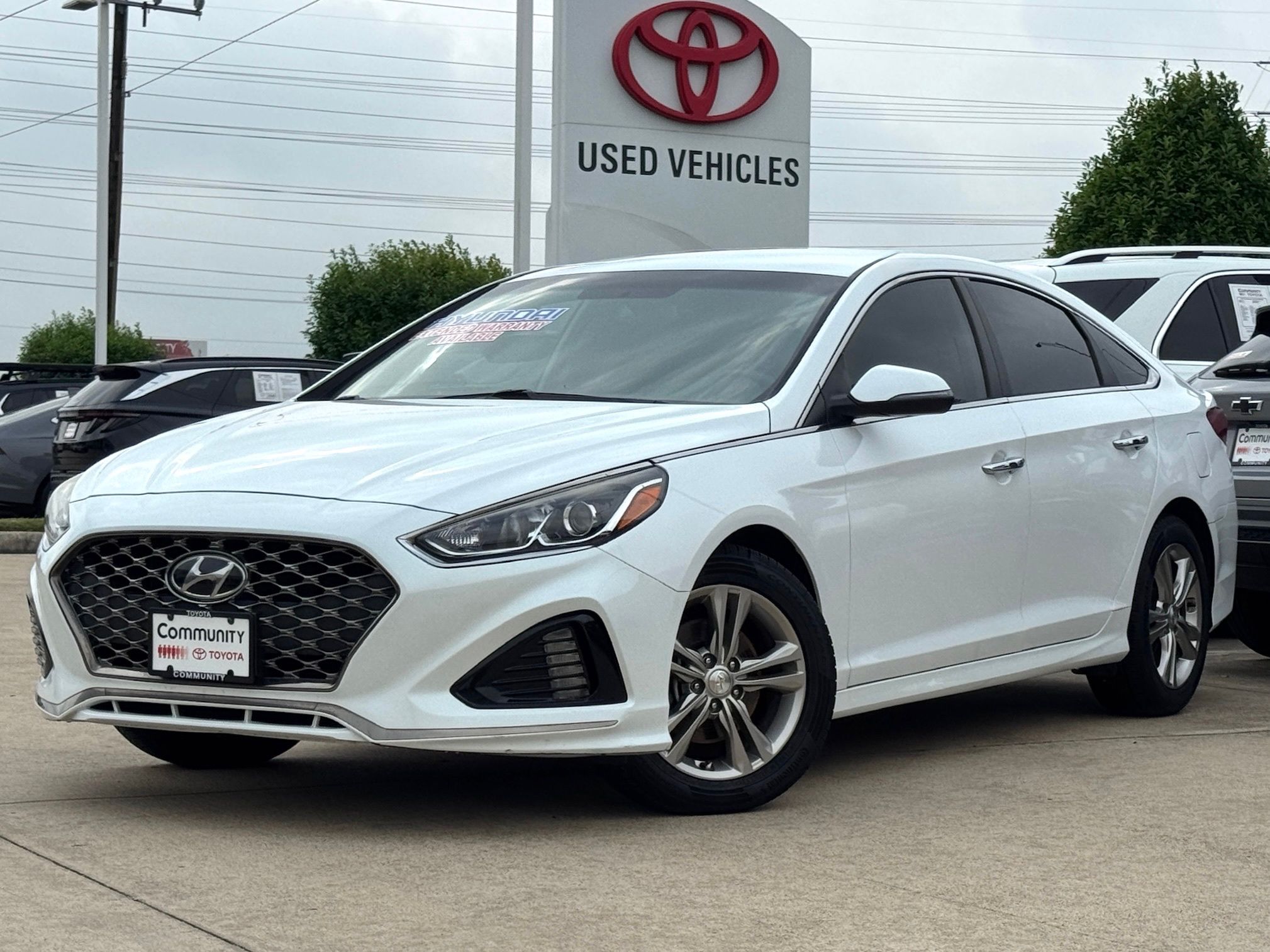 2019 Hyundai Sonata SEL White at Martin Chrysler Dodge Jeep Ram