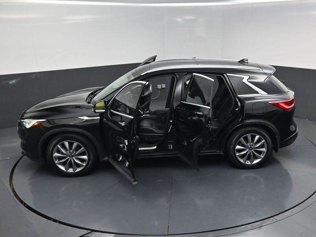 2021 INFINITI QX50 ESSENTIAL Black at DeMontrond Automotive Group