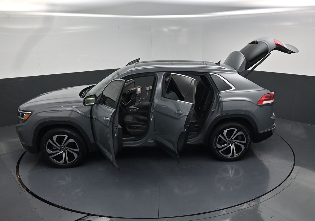 2022 Volkswagen Atlas Cross Sport 2.0T SEL Gray at DeMontrond Auto Country