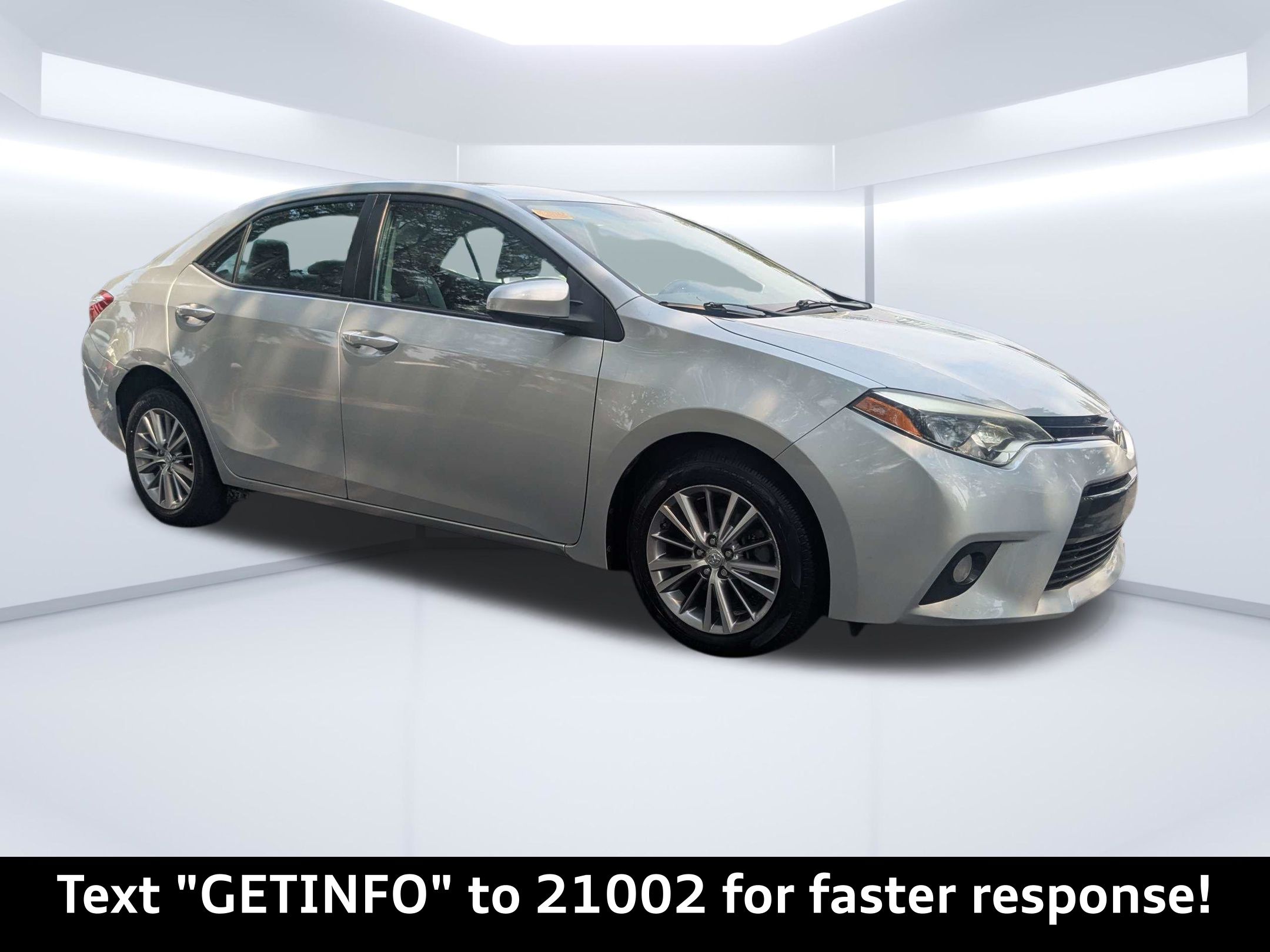 Classic Silver Metallic 2015 Toyota Corolla Sedan Front-Wheel Drive 4-Speed Automatic