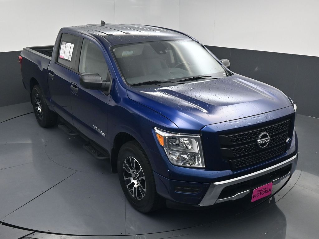 2023 Nissan Titan SV Blue at Bayway Cadillac of The Woodlands