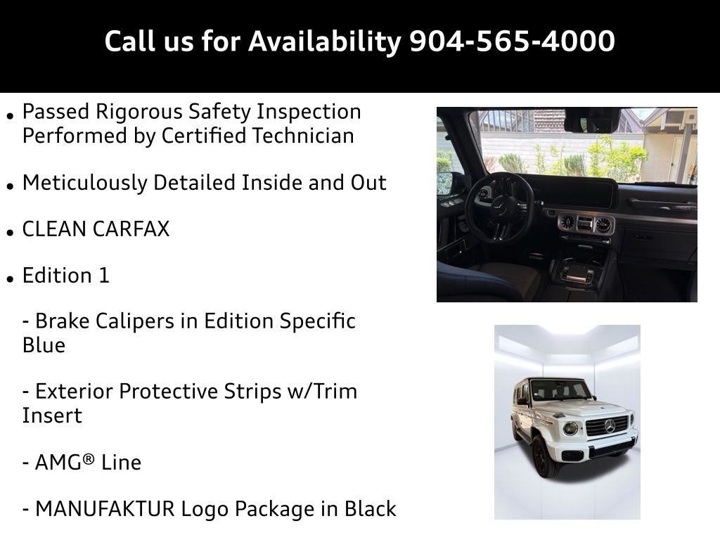 Mercedes-Benz 2025 G-CLASS G 580 4MATIC®
