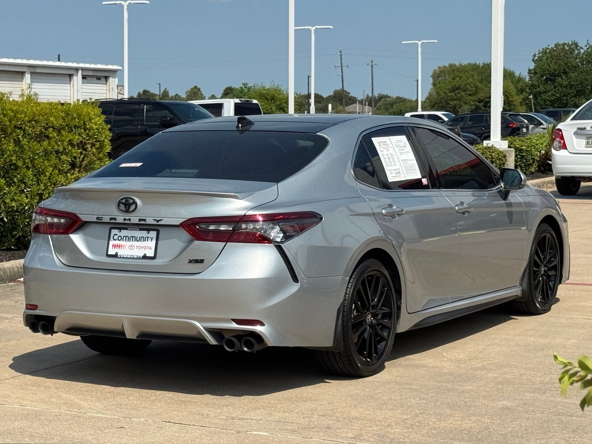 2021 Toyota Camry XSE Silver at Monument Chevrolet