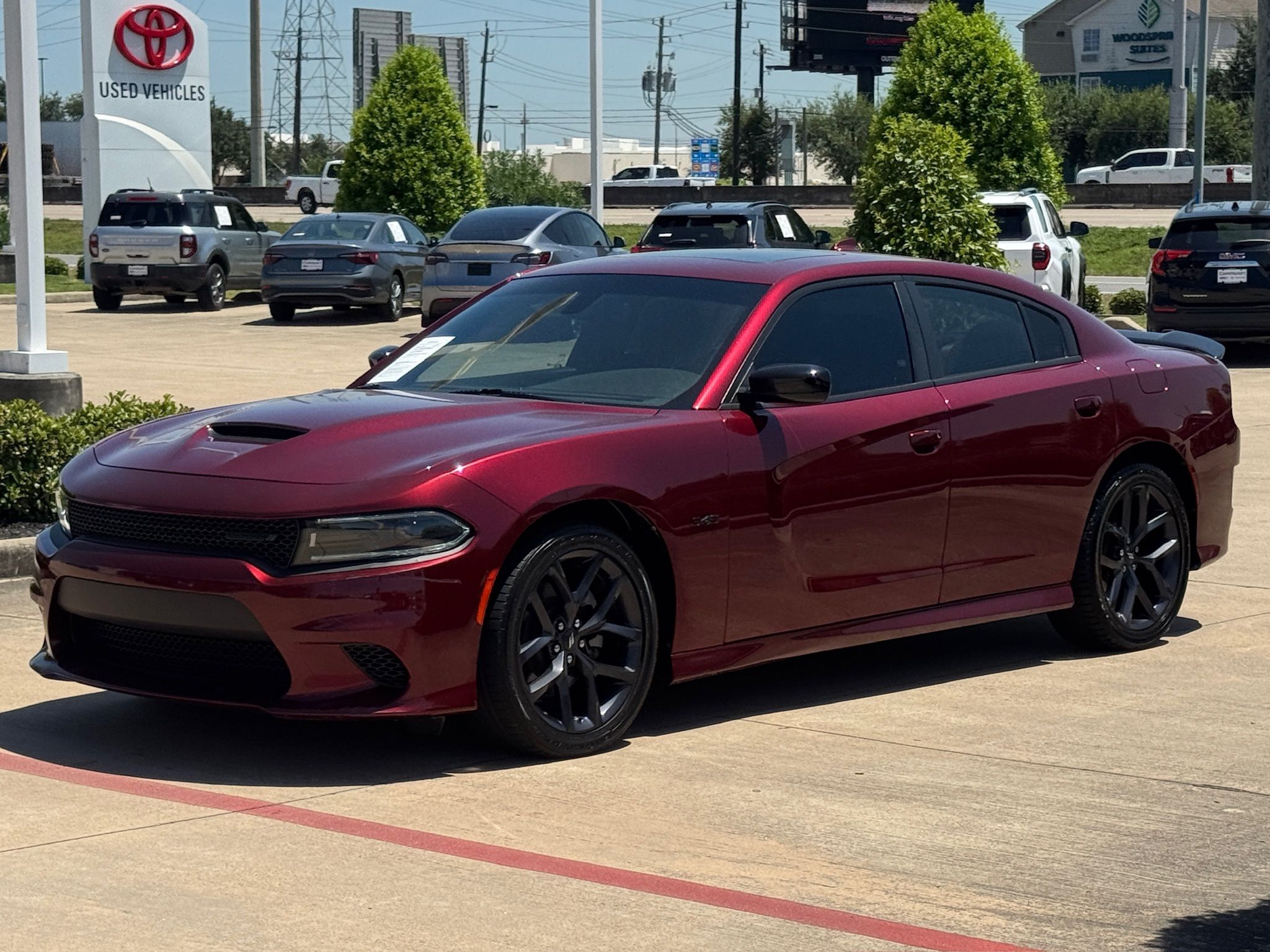 2023 Dodge Charger R/T Red at Wharton Chevrolet GMC