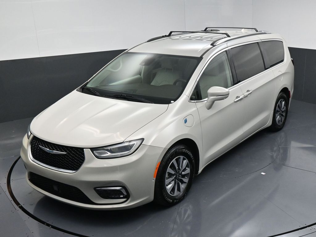 2021 Chrysler Pacifica Hybrid Touring L White at Shottenkirk Kia Fort Bend