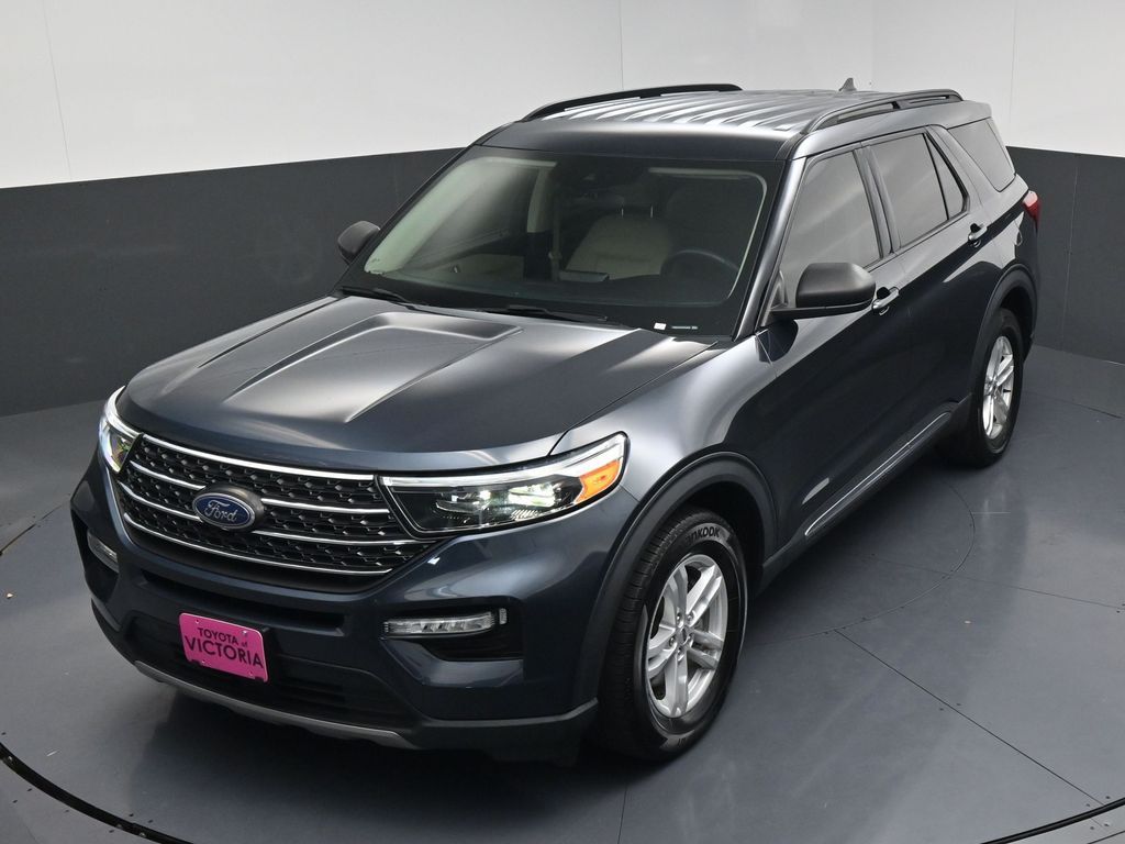 2023 Ford Explorer XLT Blue at North Houston Mitsubishi