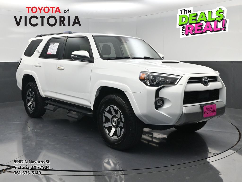 2021 Toyota 4Runner TRD Off-Road Premium White at Toyota of Victoria