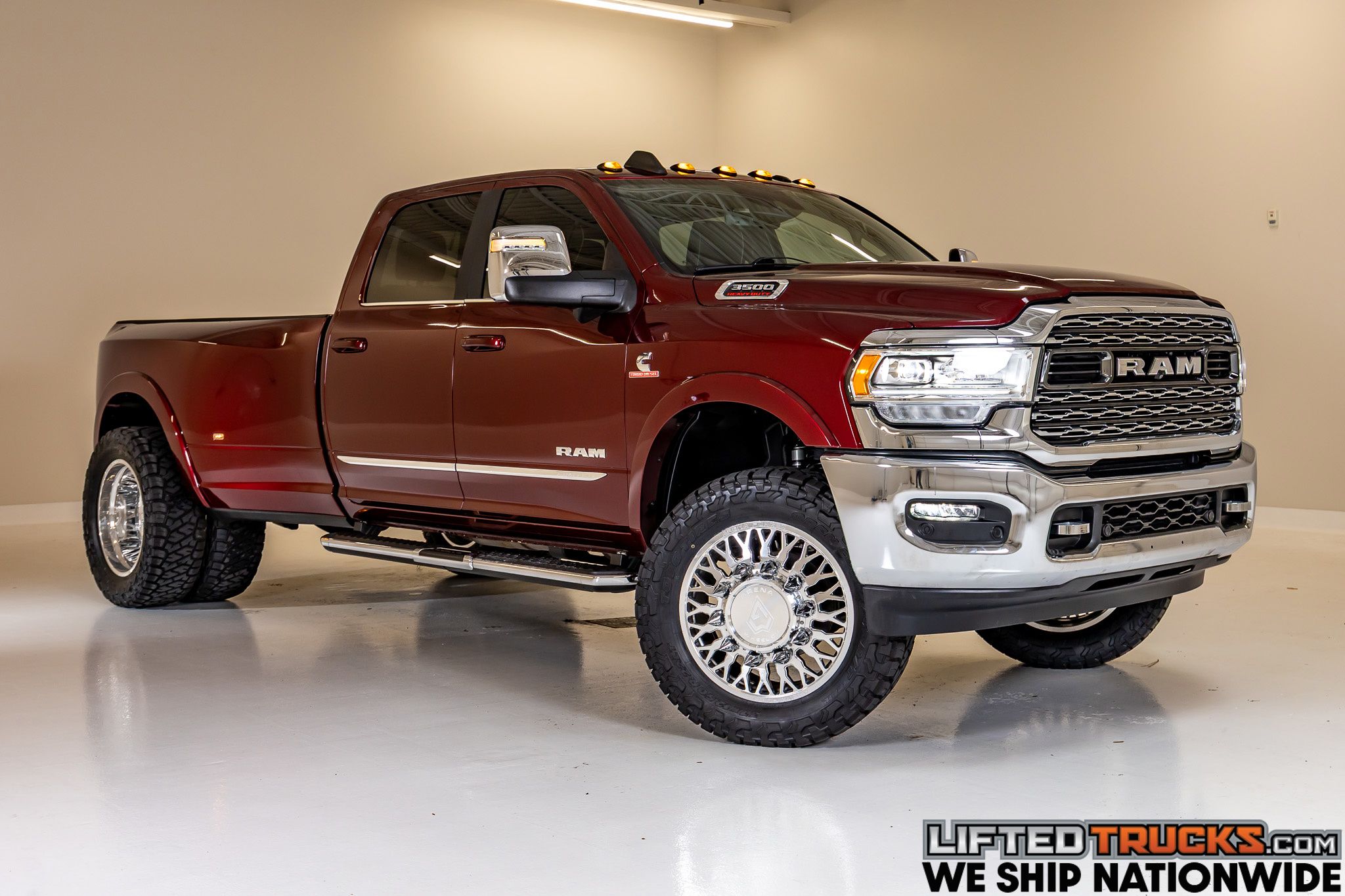 Delmonico Red Pearl Coat 2024 RAM 3500 Pickup Truck Four-Wheel Drive Automatic