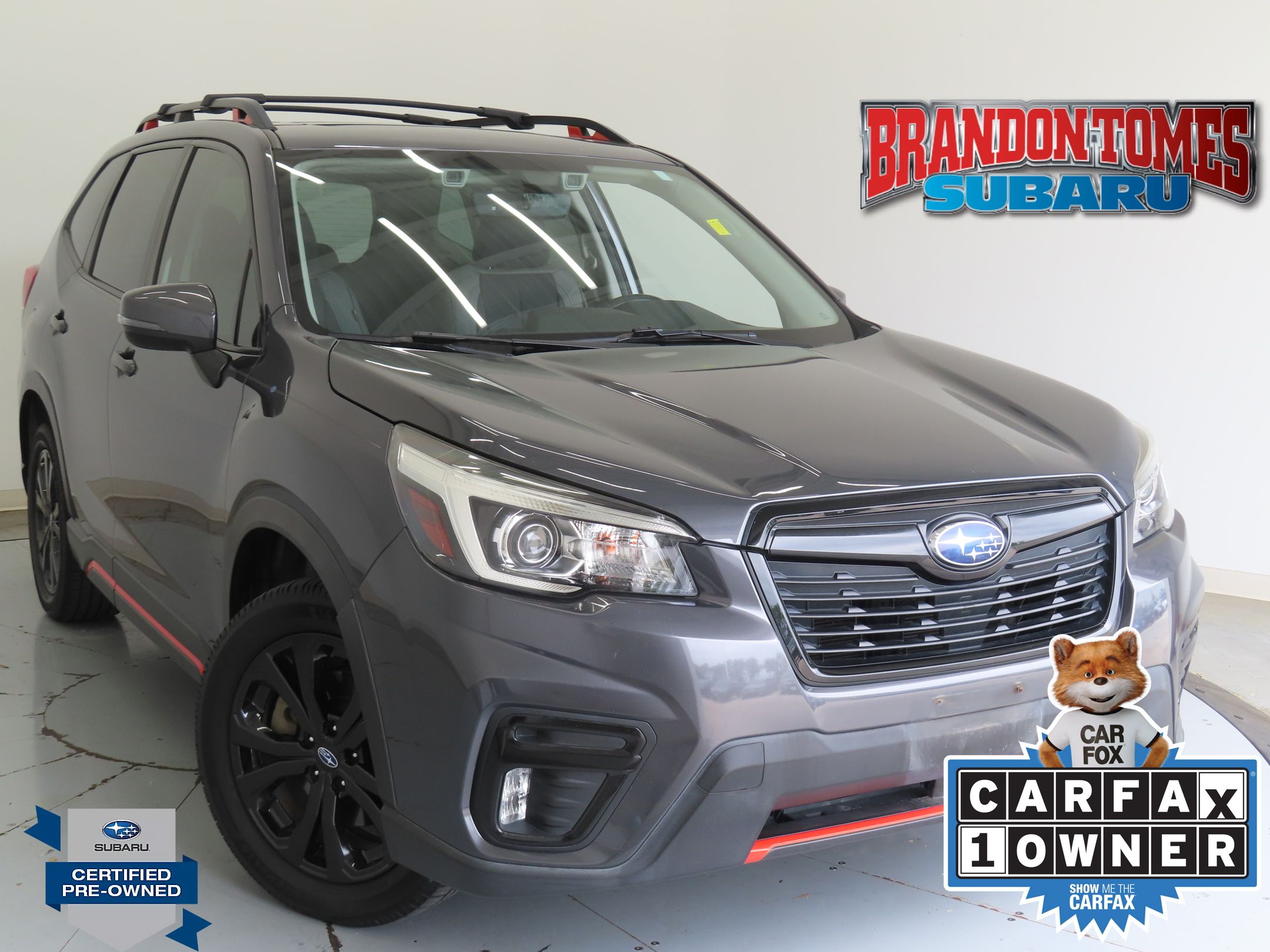 Gray Metallic 2020 Subaru Forester 2.5i Sport AWD SUV / Crossover All-Wheel Drive Continuously Variable Transmission