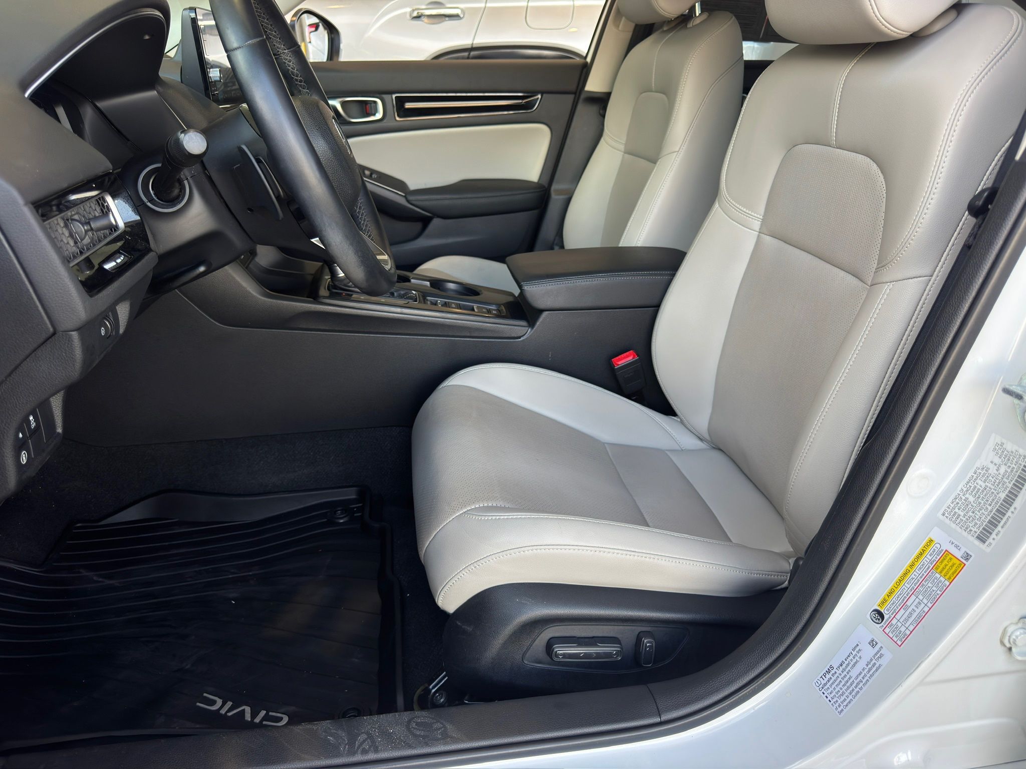 2022 Honda Civic Touring White at Cook Ford
