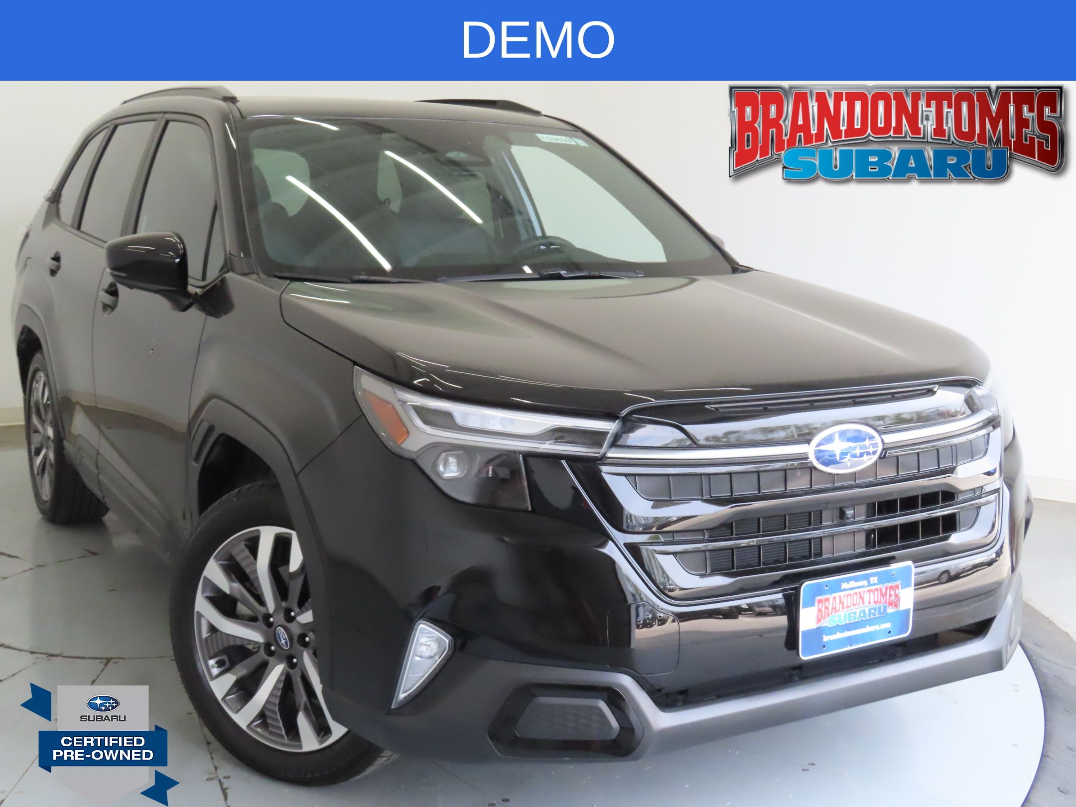 Crystal Black Silica 2026 Subaru Forester Touring Crossover AWD SUV / Crossover All-Wheel Drive Continuously Variable Transmission