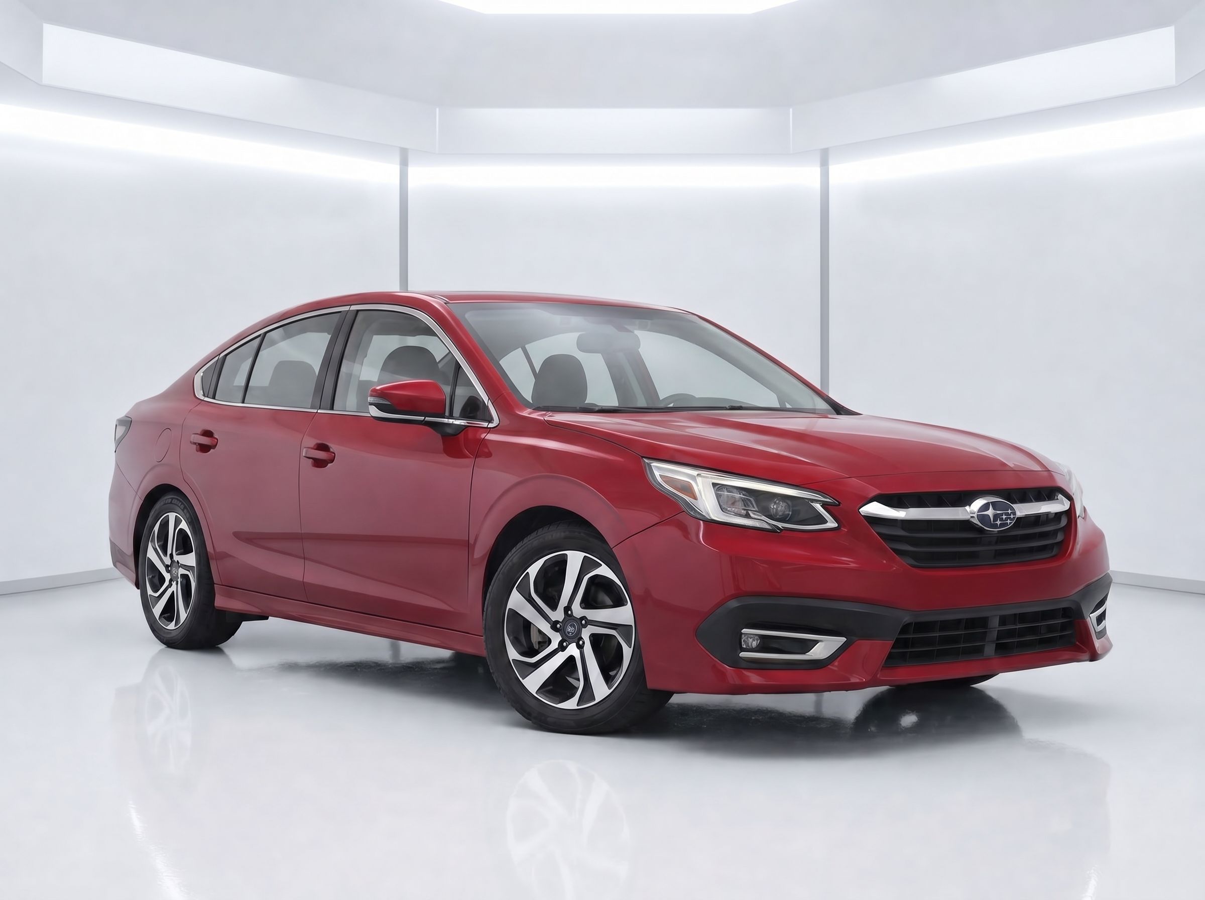 Crimson Red Pearl 2020 Subaru Legacy Sedan All-Wheel Drive Continuously Variable Transmission