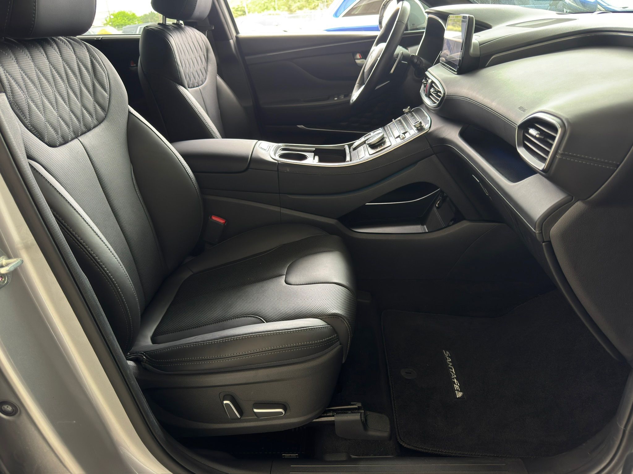 2022 Hyundai Santa Fe Calligraphy Silver at DeMontrond Mazda