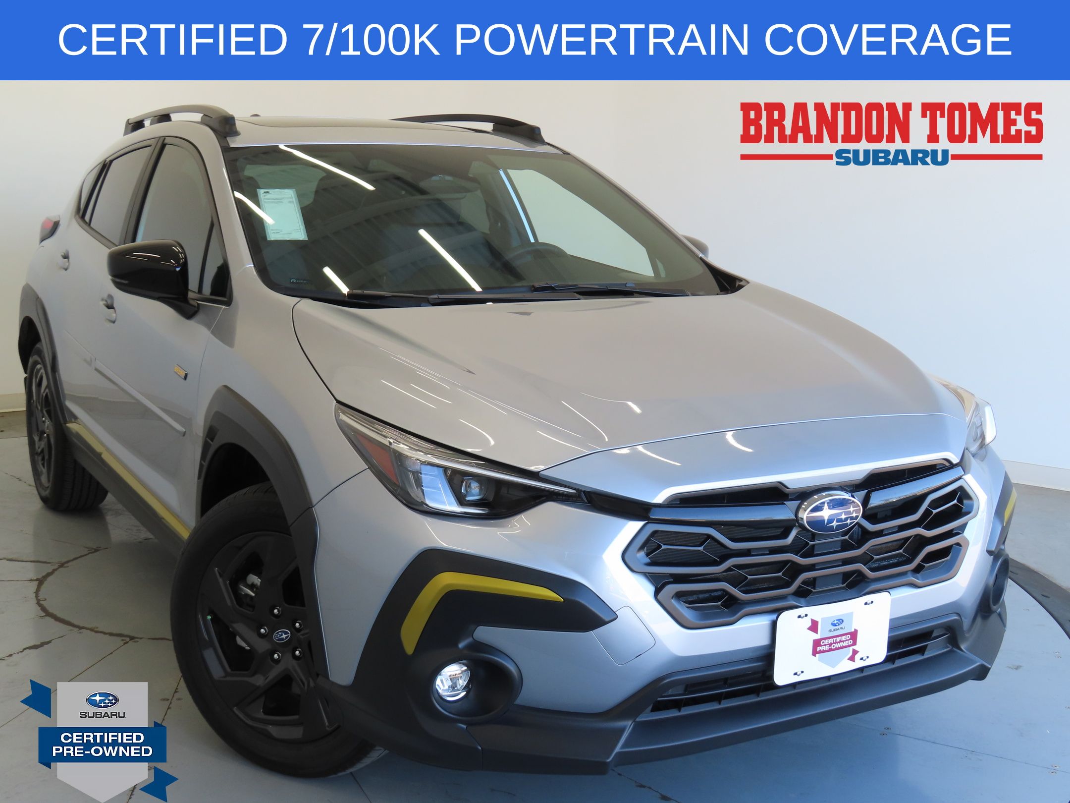 Ice Silver Metallic 2025 Subaru Crosstrek SUV / Crossover All-Wheel Drive Continuously Variable Transmission