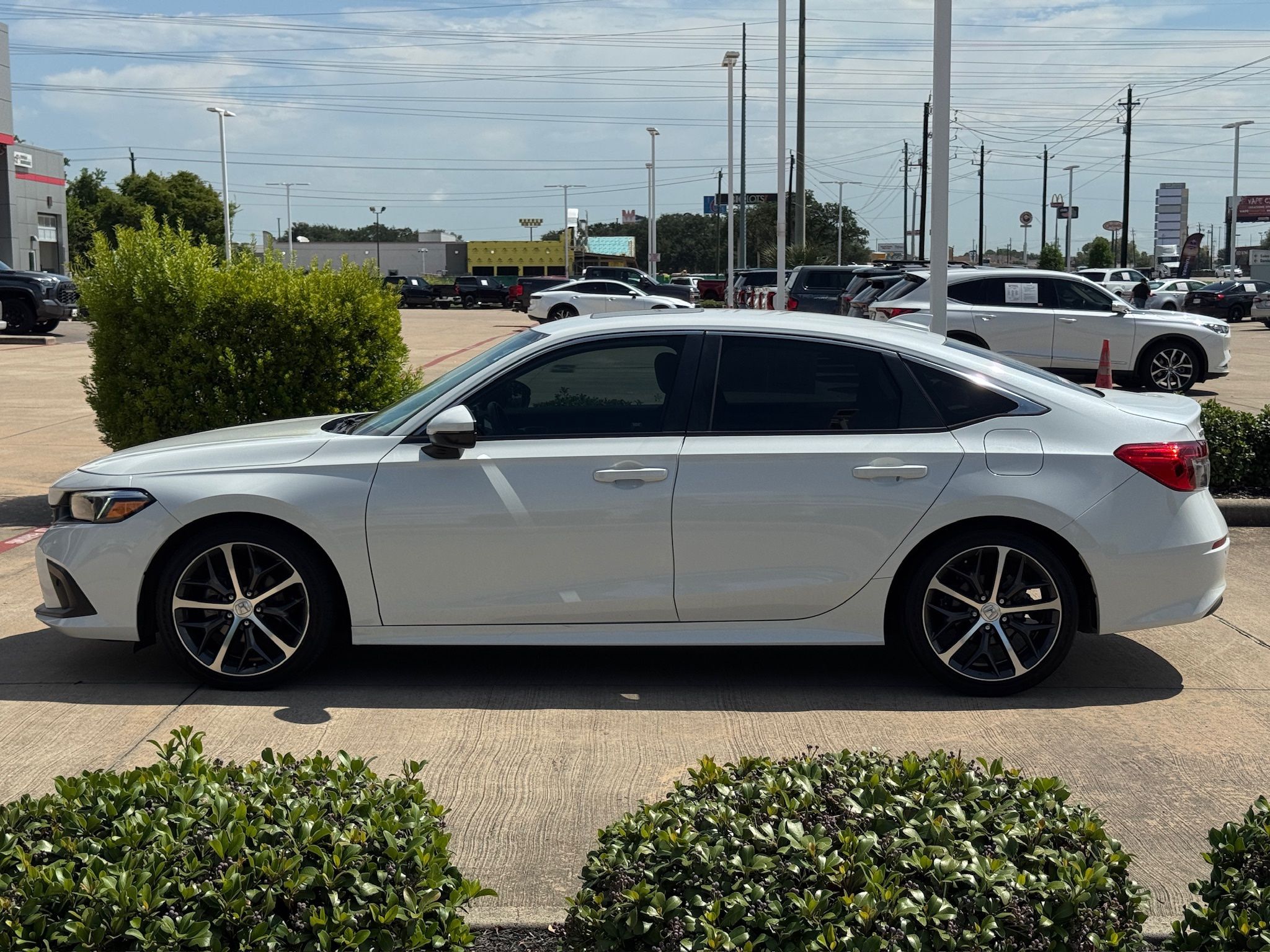 2022 Honda Civic Touring White at Cook Ford