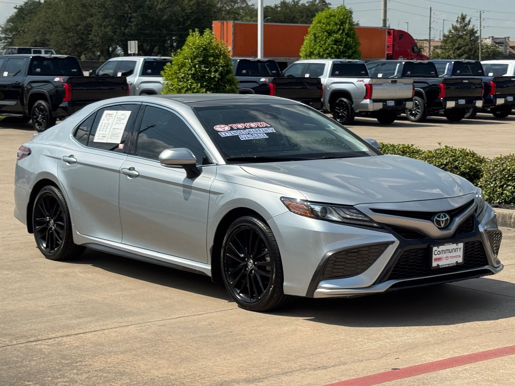 2021 Toyota Camry XSE Silver at Monument Chevrolet