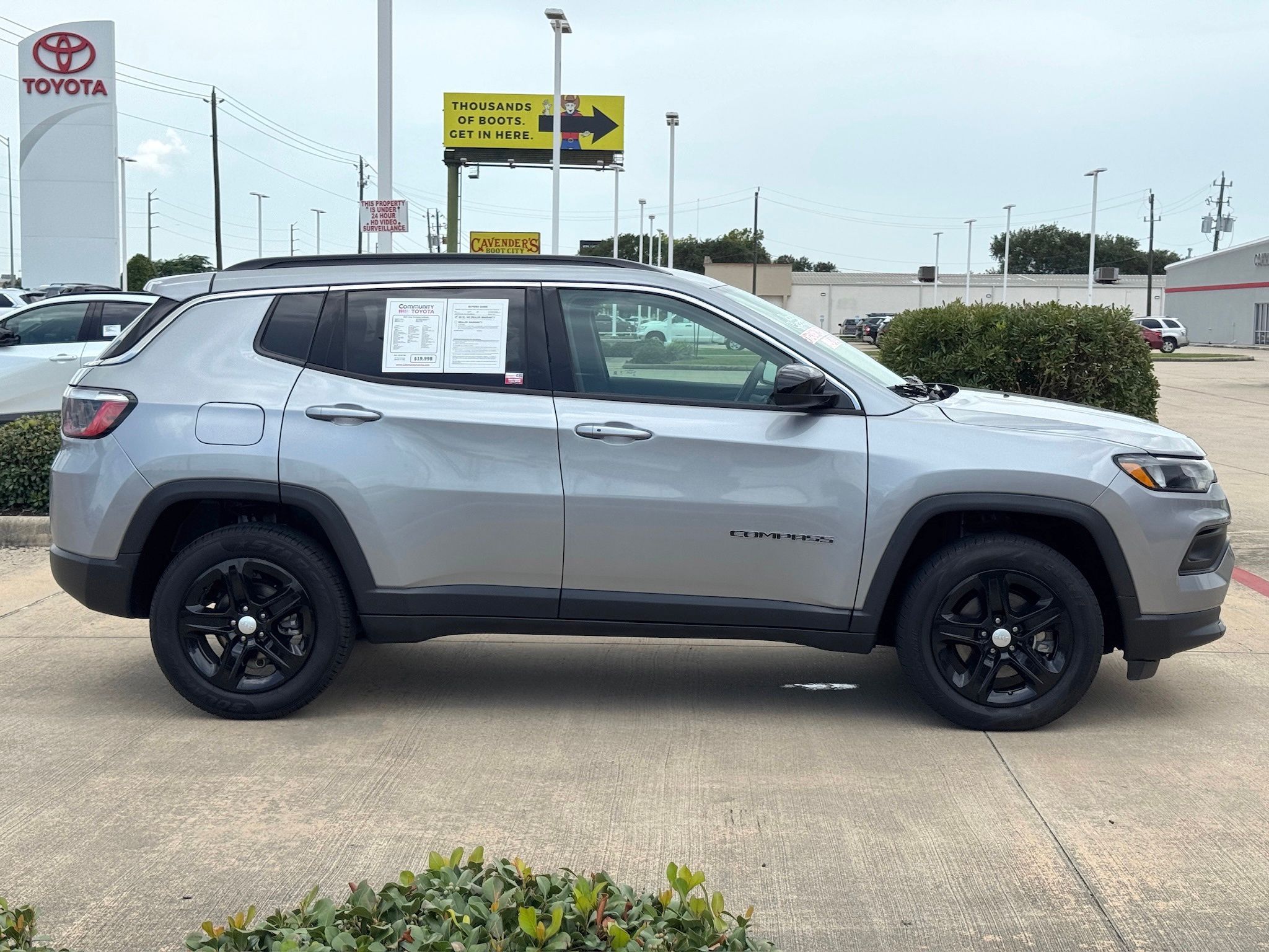 2024 Jeep Compass Latitude Silver at Big Star Chrysler Jeep Dodge Ram 