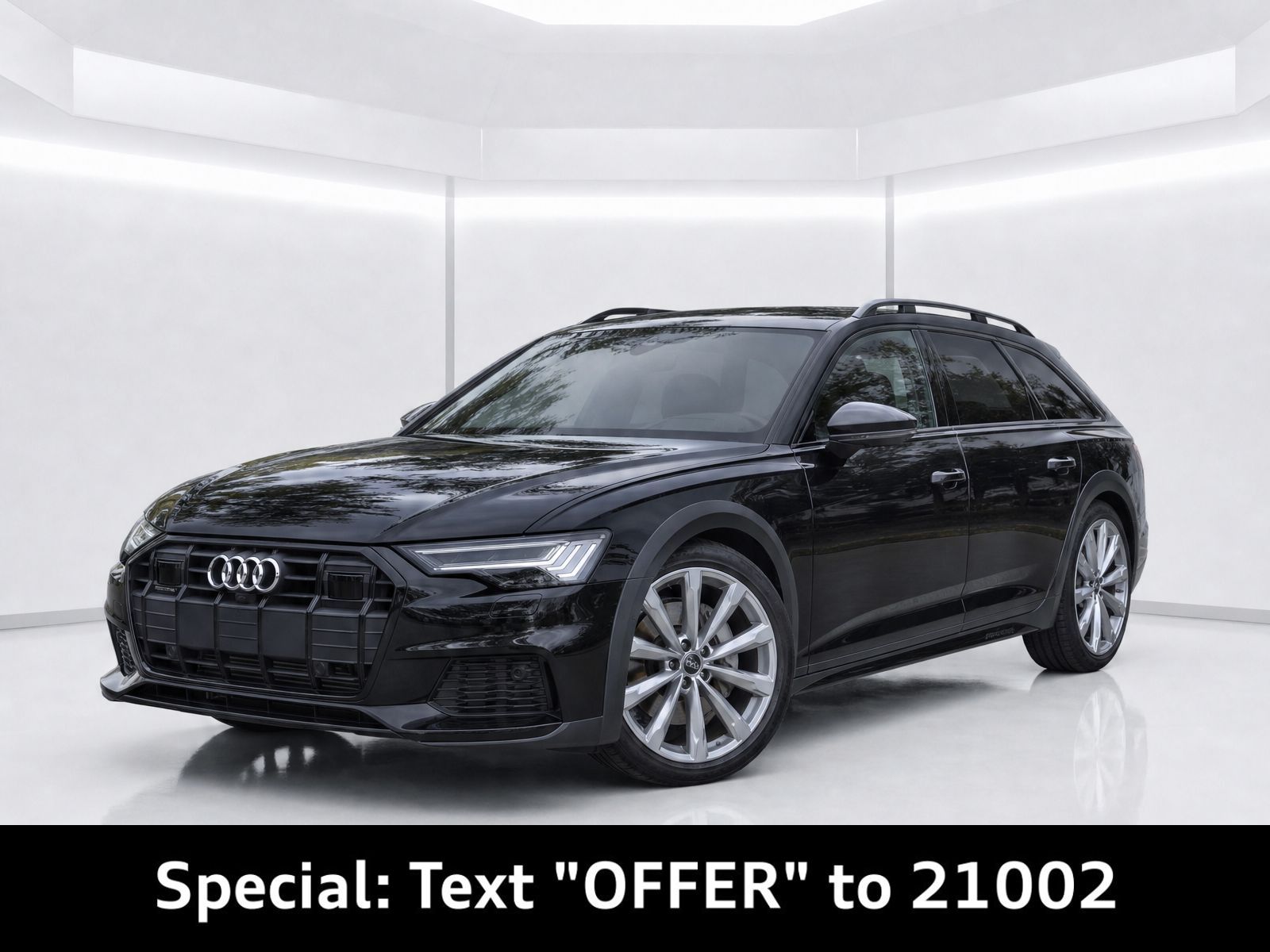 Mythos Black Metallic 2024 Audi A6 Allroad Wagon All-Wheel Drive 7-Speed Automatic
