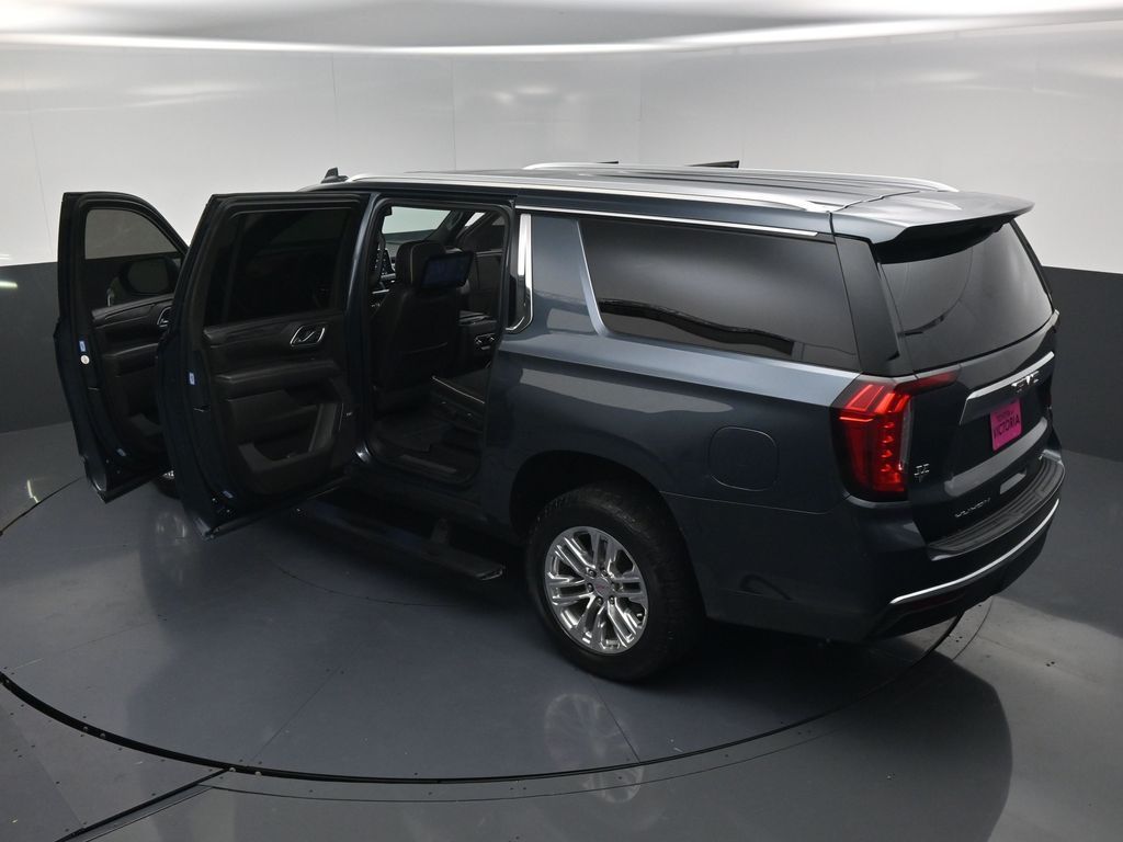 2021 GMC Yukon XL SLT Blue at Bayway Cadillac of The Woodlands