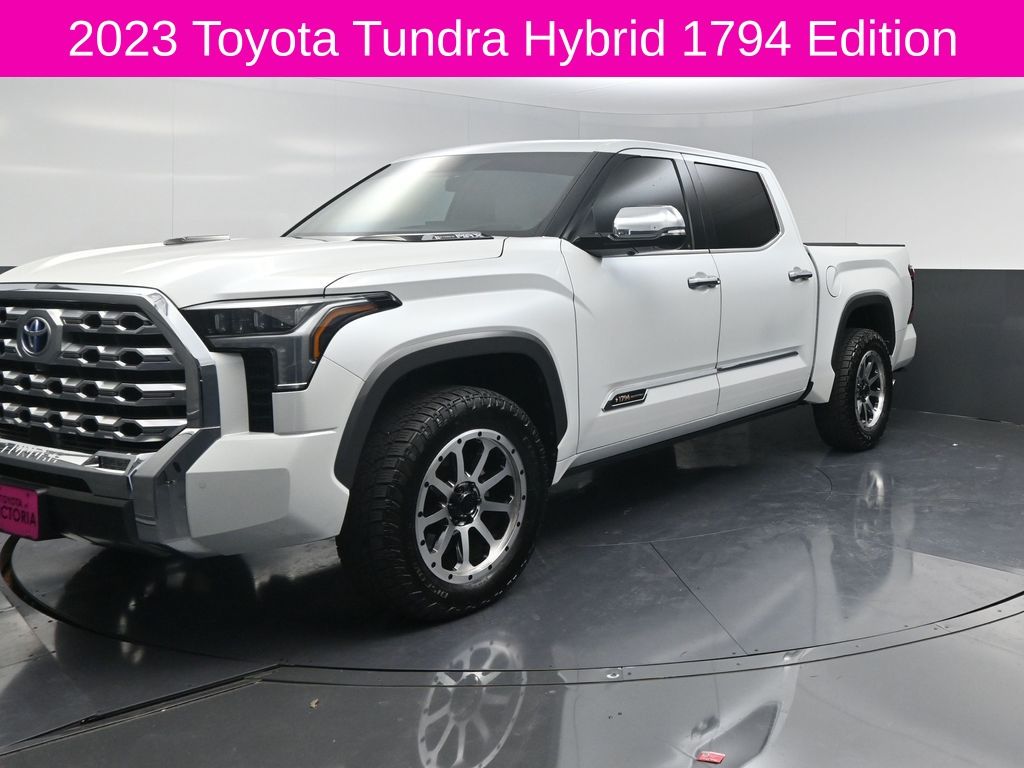 2023 Toyota Tundra Hybrid 1794 Edition White at Emmons Autoplex