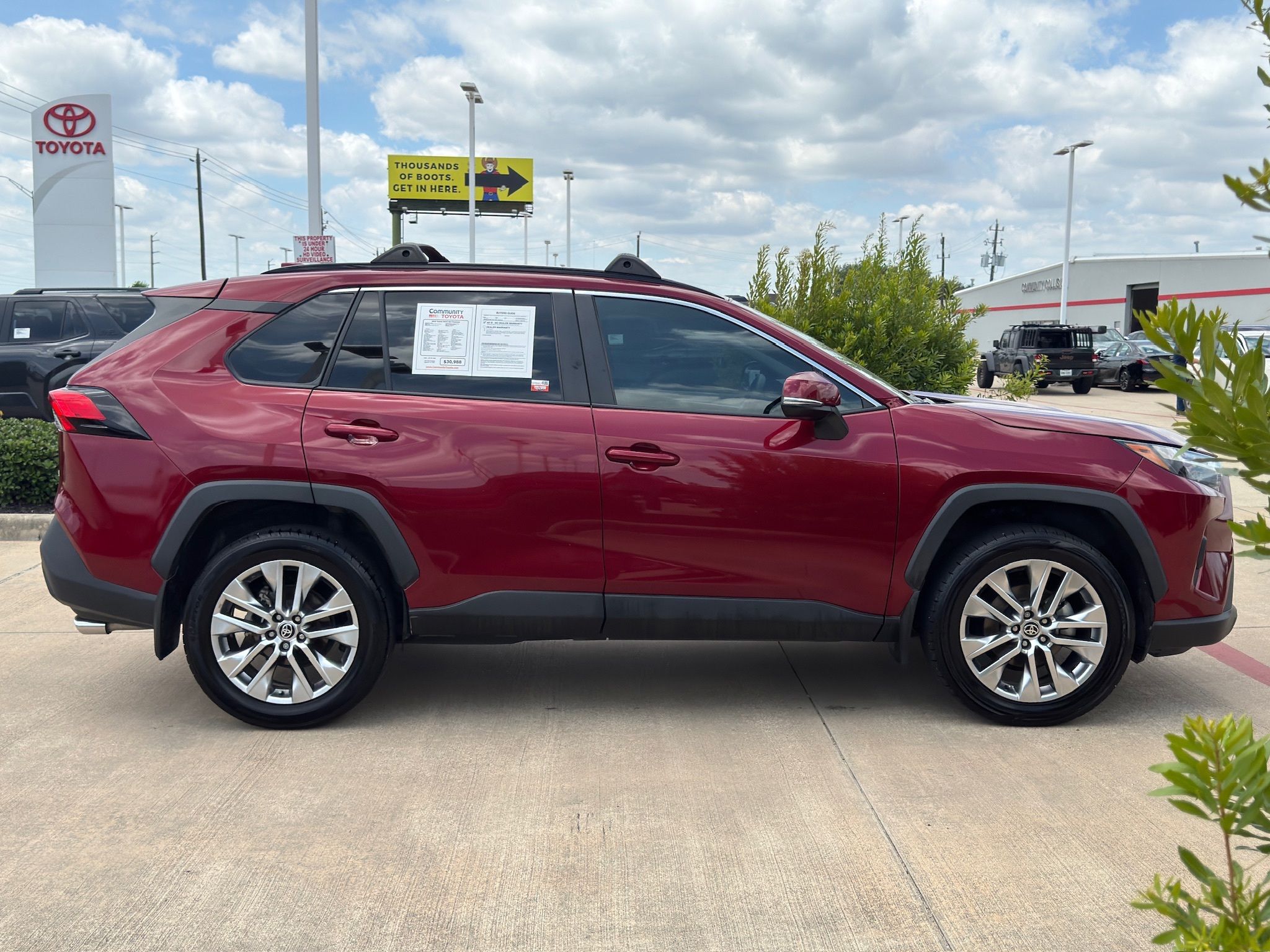 2023 Toyota RAV4 XLE Premium Red at Gullo Toyota