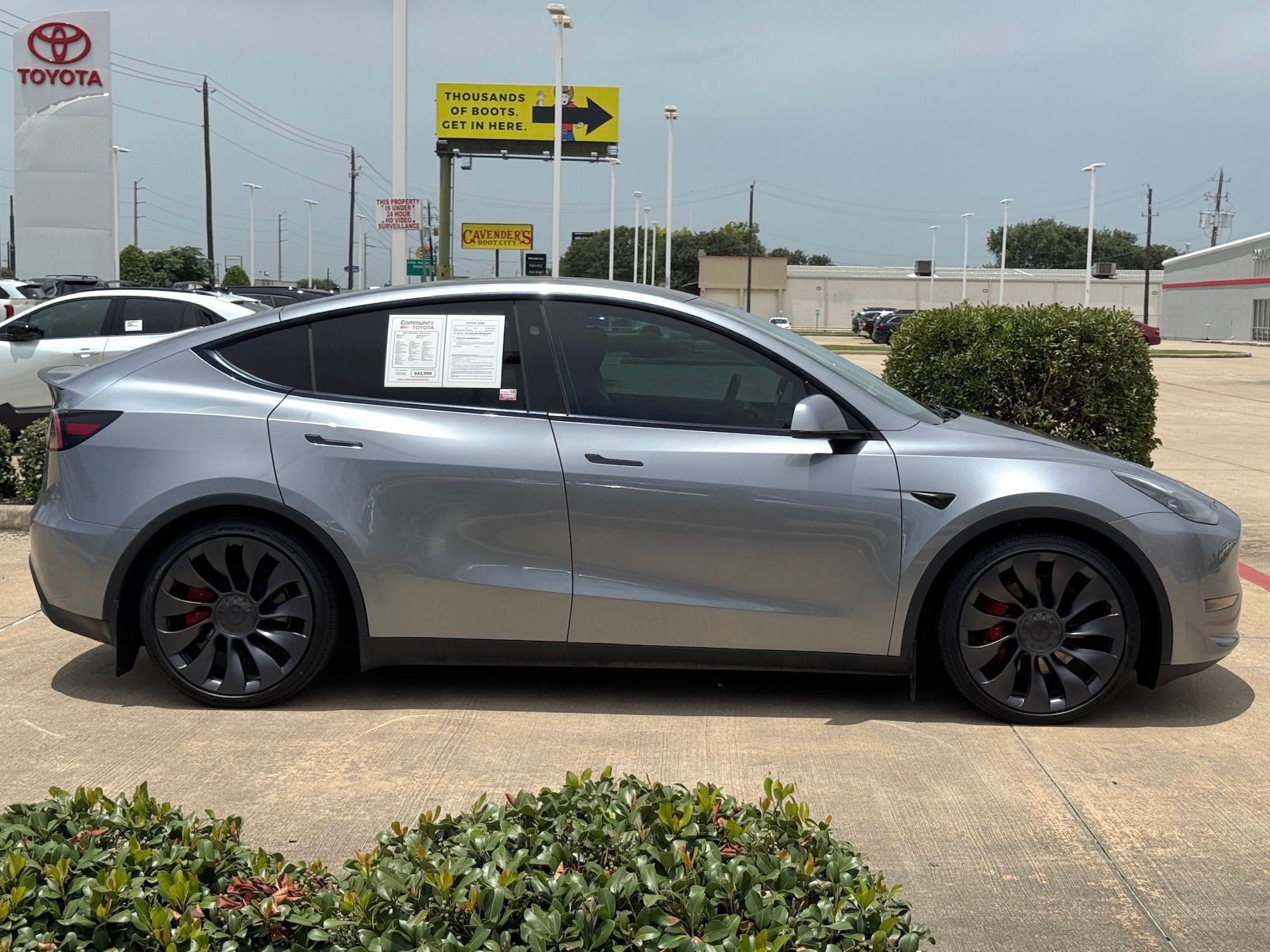 2024 Tesla Model Y Performance Silver at Emmons Autoplex