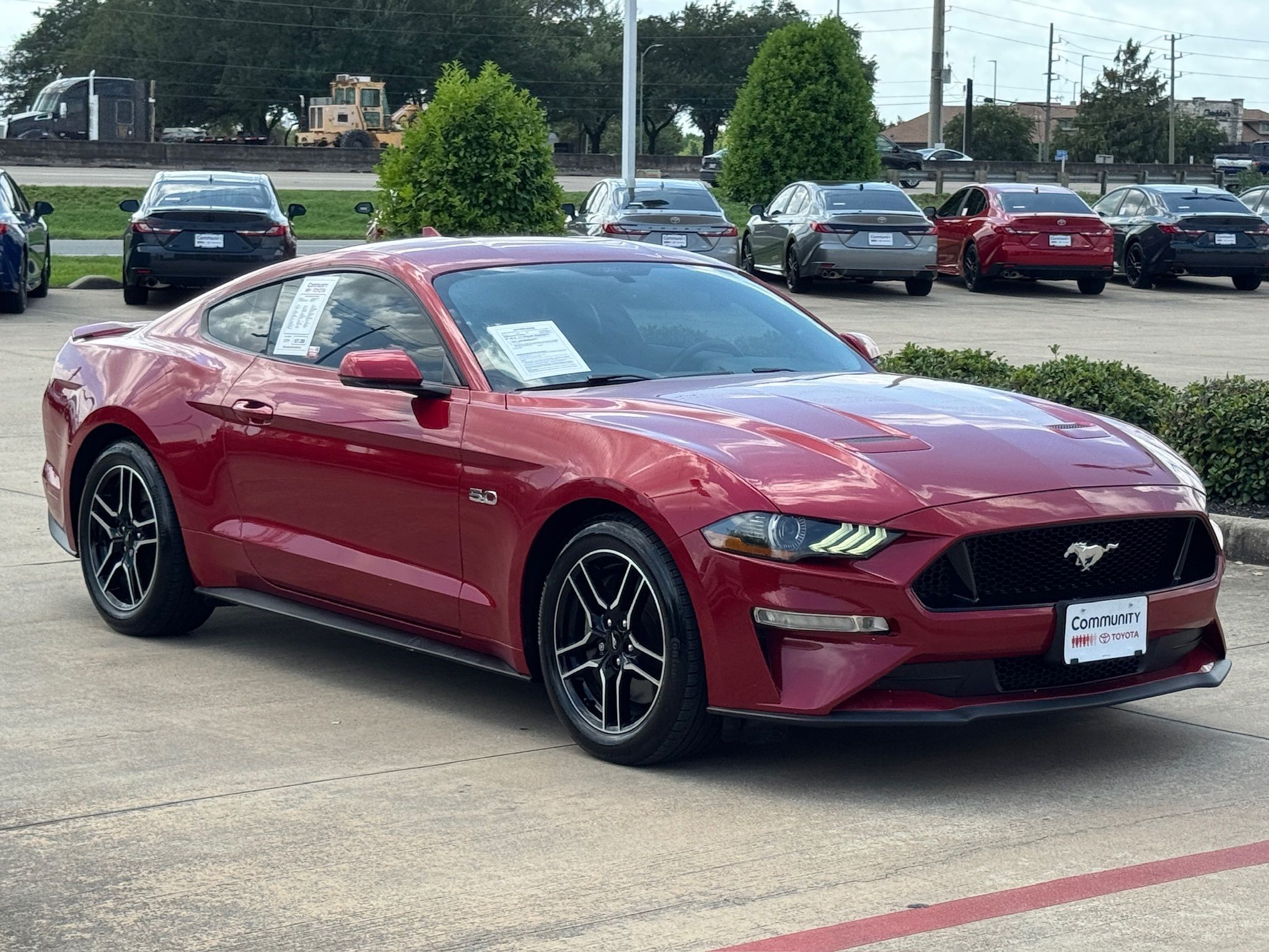 2020 Ford Mustang GT Premium Red at Victoria Chrysler Dodge Jeep Ram