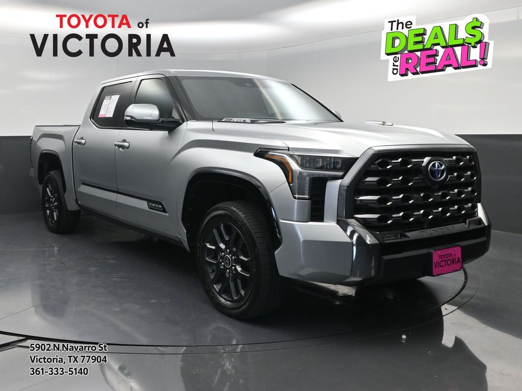 2023 Toyota Tundra Hybrid Platinum Silver at EAG Ford Navasota