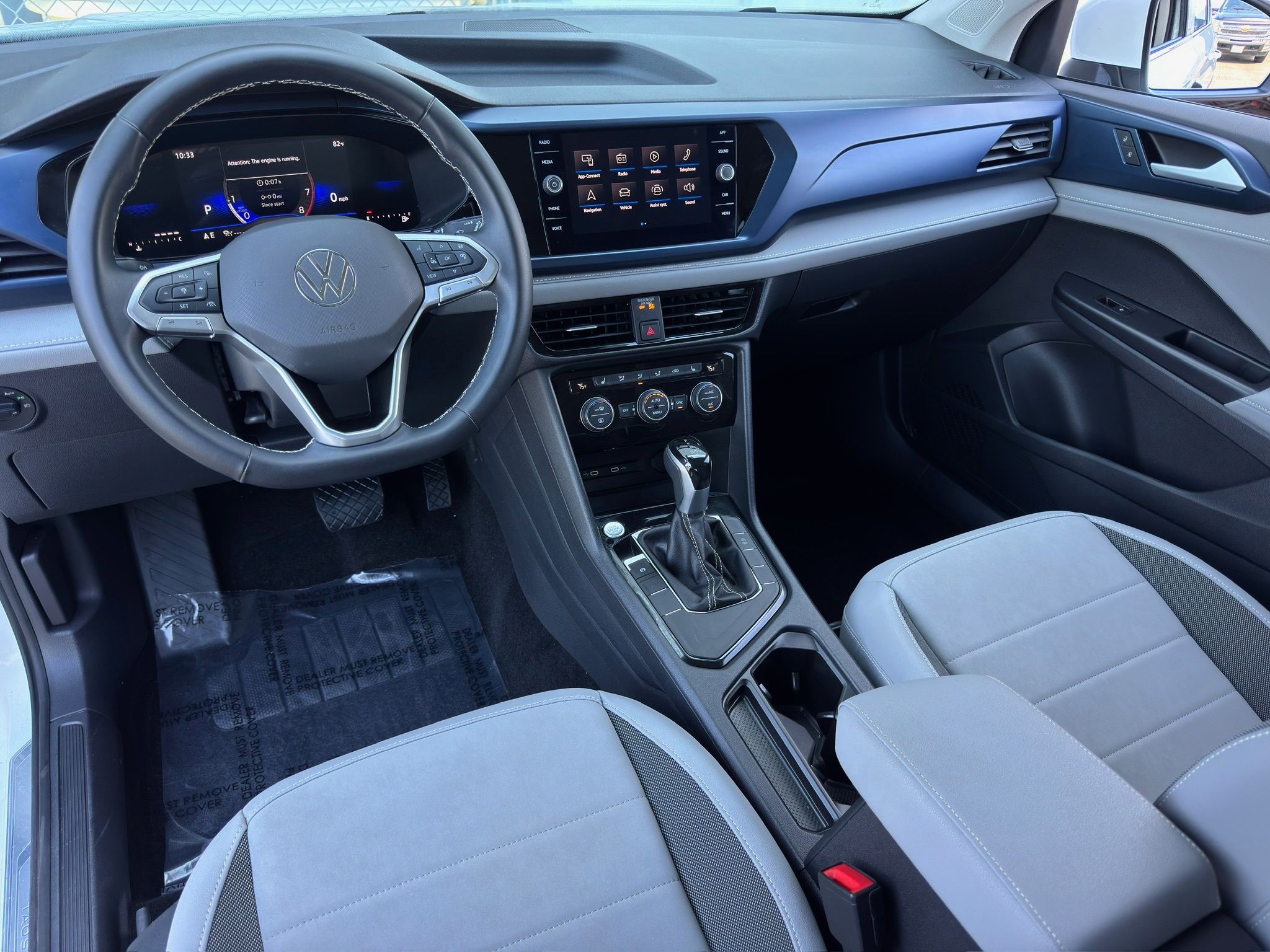 2024 Volkswagen Taos 1.5T SE White at DeMontrond Automotive Group