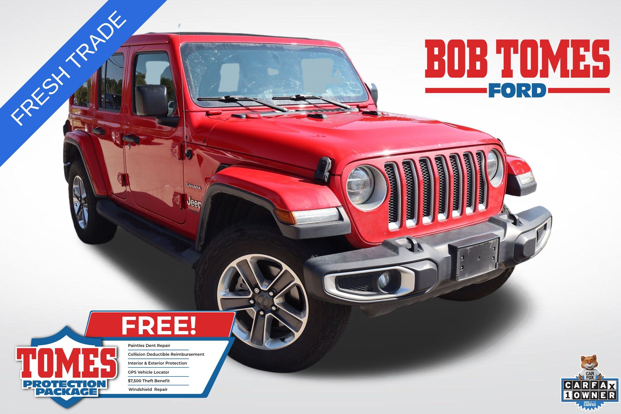 Red Clearcoat 2021 Jeep Wrangler SUV / Crossover Four-Wheel Drive 8-Speed Automatic