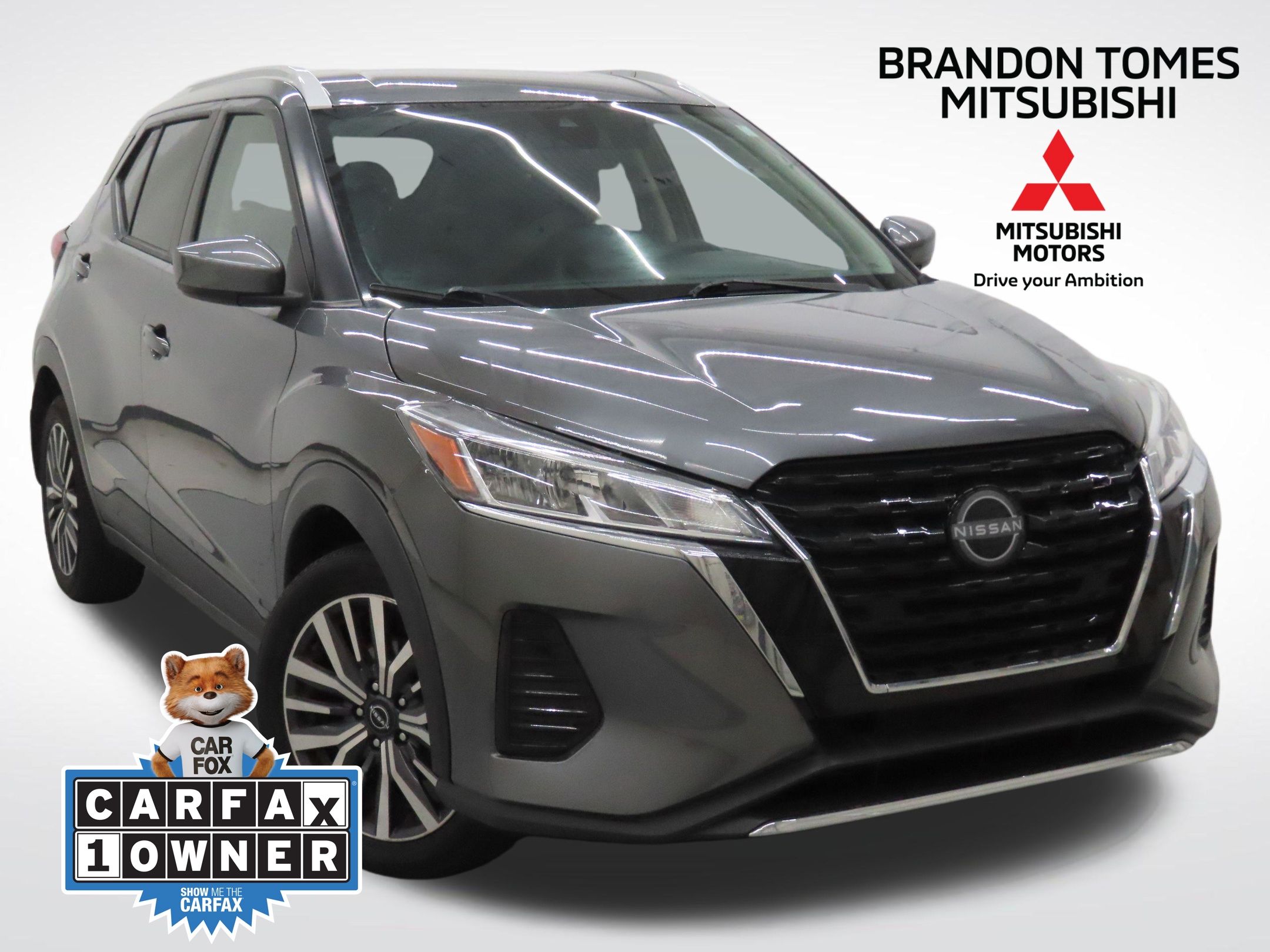 Gray (Gun Metallic) 2023 Nissan Kicks SUV / Crossover Front-Wheel Drive Continuously Variable Transmission