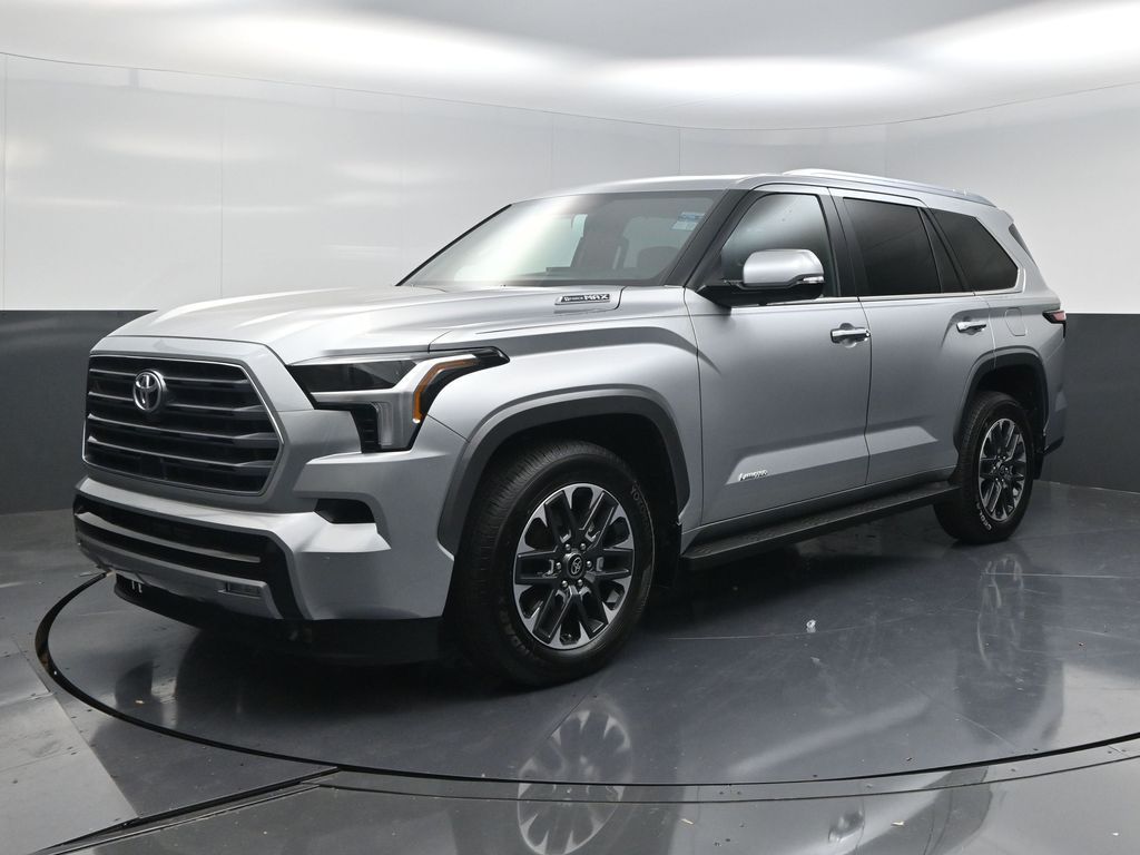 2026 Toyota Sequoia Limited Silver at Classic Toyota Galveston