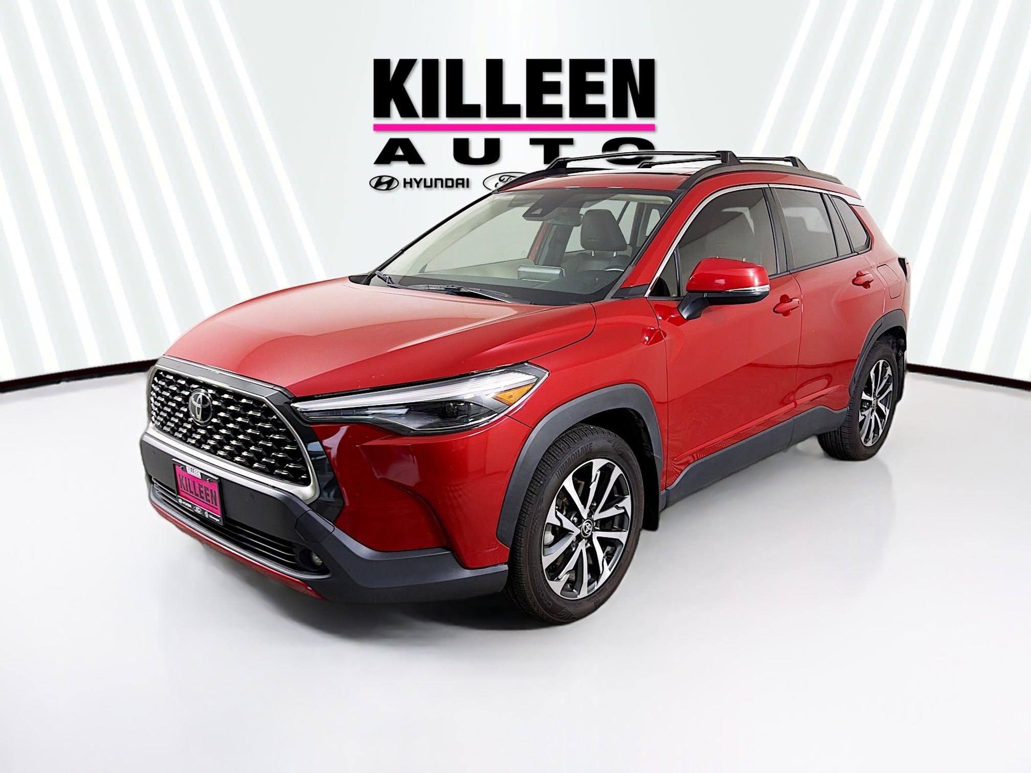 2022 Toyota Corolla Cross XLE Red at Emmons Autoplex