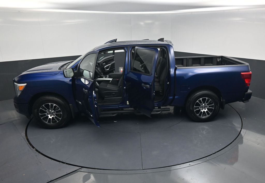 2023 Nissan Titan SV Blue at Bayway Cadillac of The Woodlands