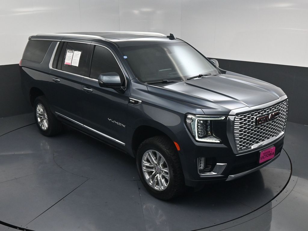 2021 GMC Yukon XL SLT Blue at Bayway Cadillac of The Woodlands