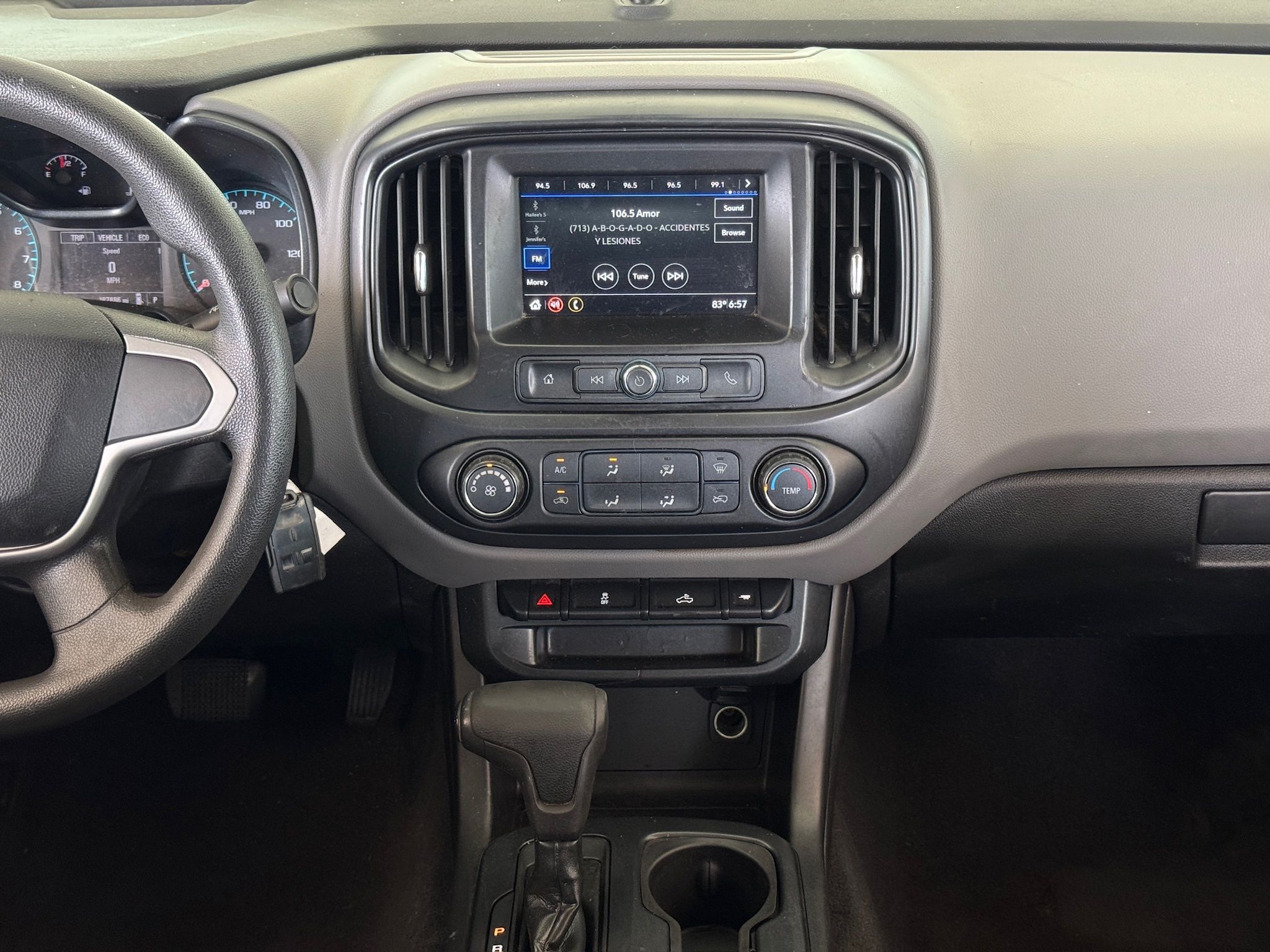 2019 Chevrolet Colorado Work Truck White at Wharton Ford
