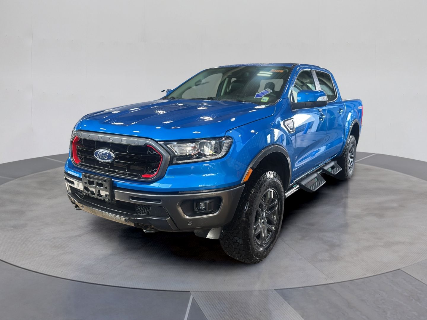 Blue Metallic 2023 Ford Ranger Pickup Truck Four-Wheel Drive Automatic