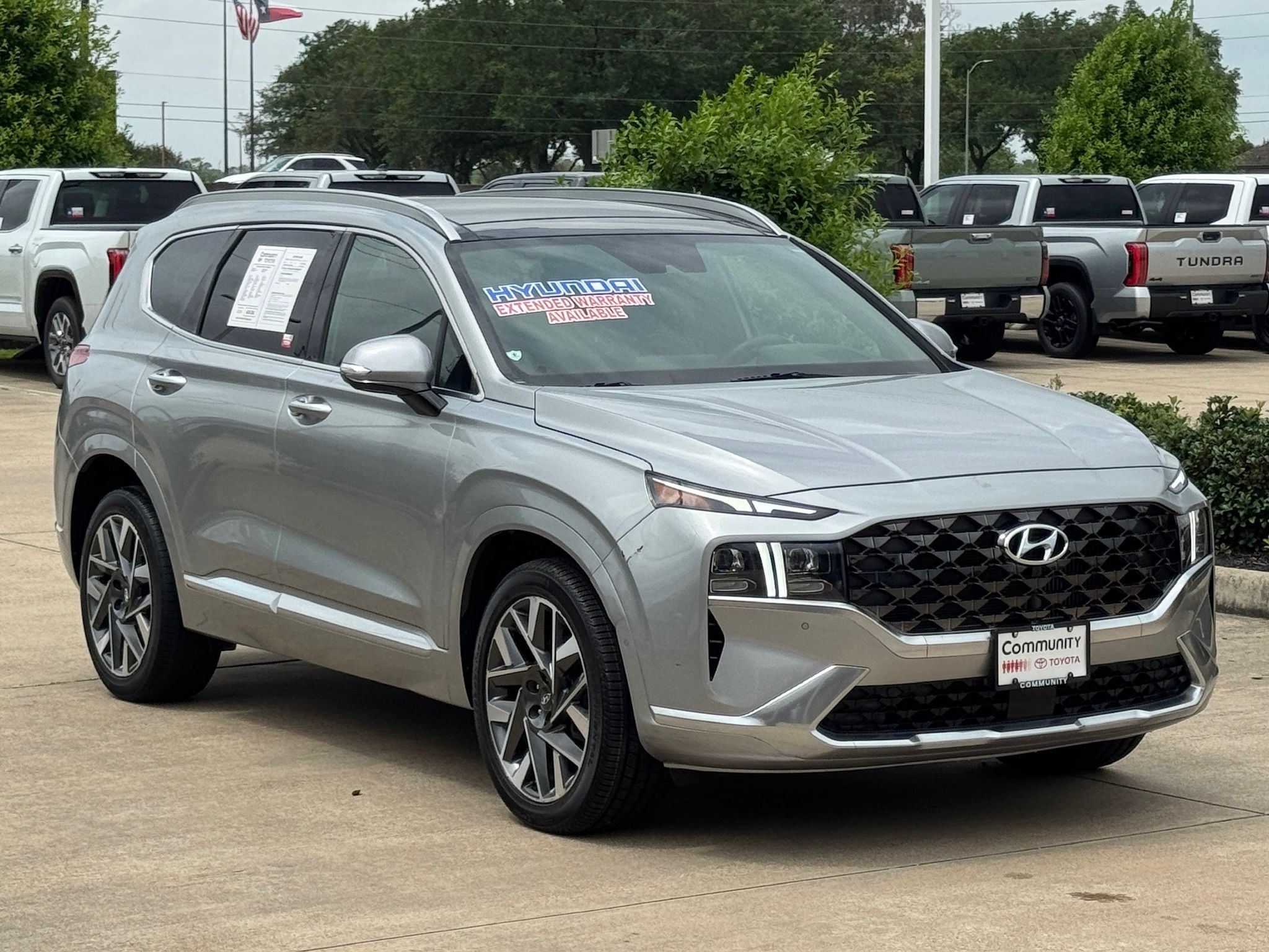 2022 Hyundai Santa Fe Calligraphy Silver at DeMontrond Mazda