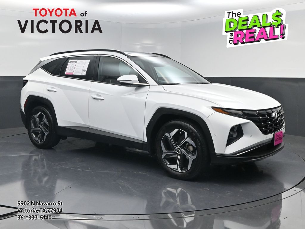2023 Hyundai Tucson Limited White at DeMontrond Gulf Freeway