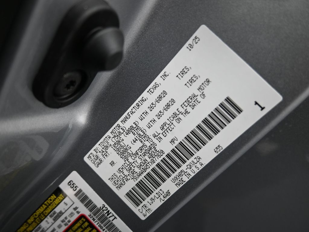 2026 Toyota Sequoia Limited Silver at Classic Toyota Galveston