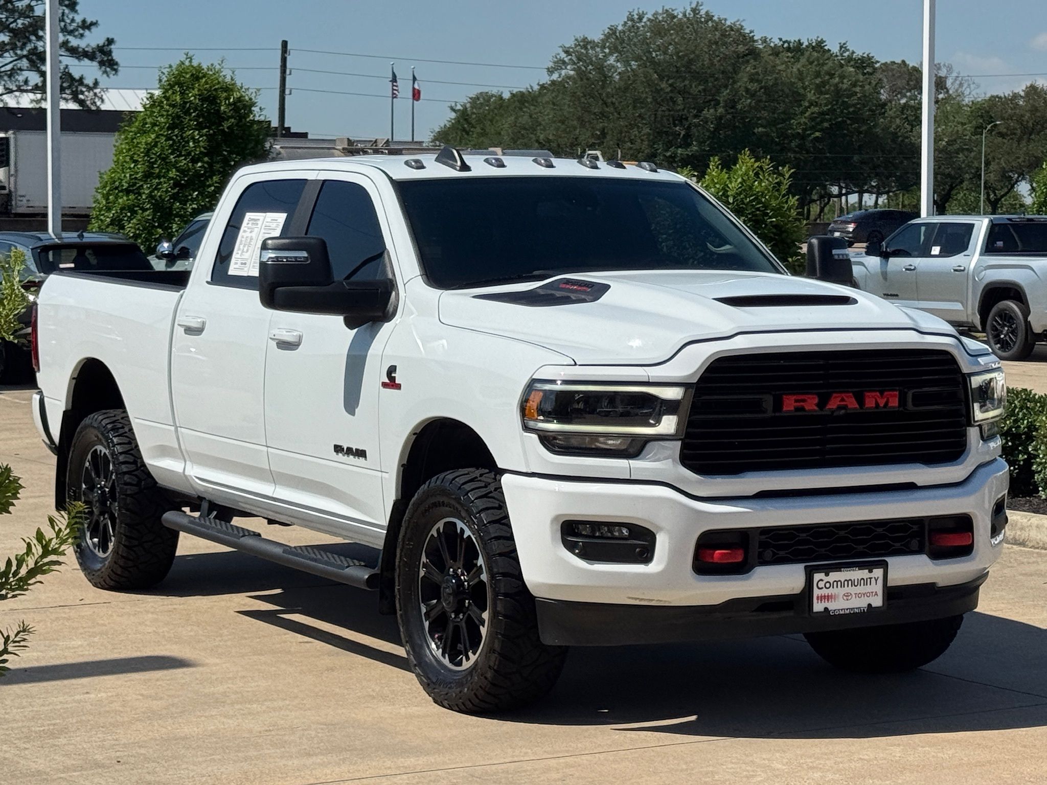 2024 Ram 2500 Laramie White at Texan Dodge Chrysler Jeep Ram