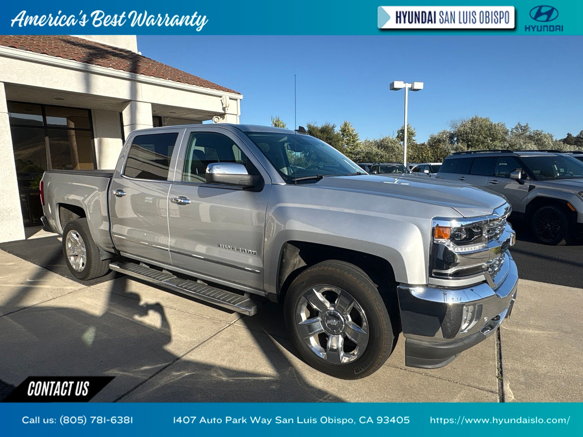 2018 Chevrolet Silverado 1500 LTZ Crew Cab 4WD