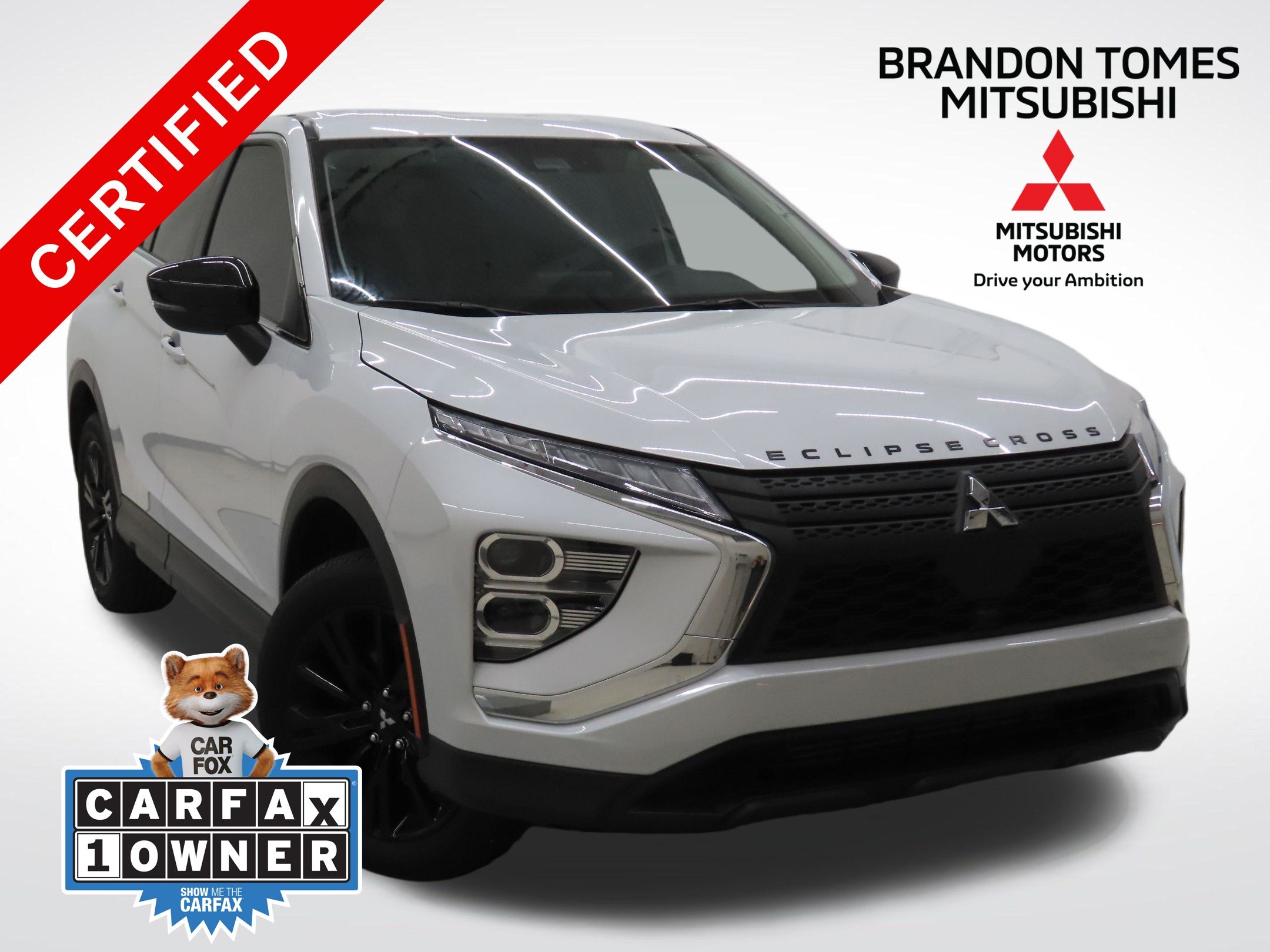 White Diamond 2024 Mitsubishi Eclipse Cross LE S-AWC SUV / Crossover All-Wheel Drive Continuously Variable Transmission