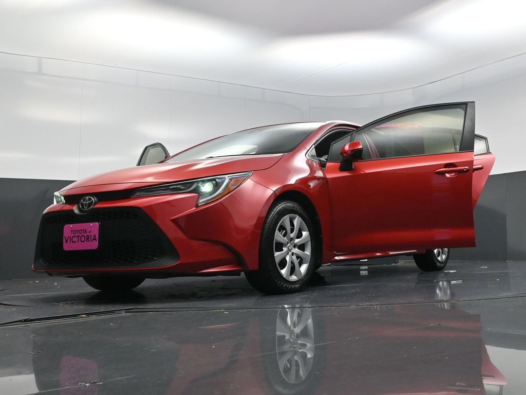 2021 Toyota Corolla LE Red at DeMontrond Auto Country