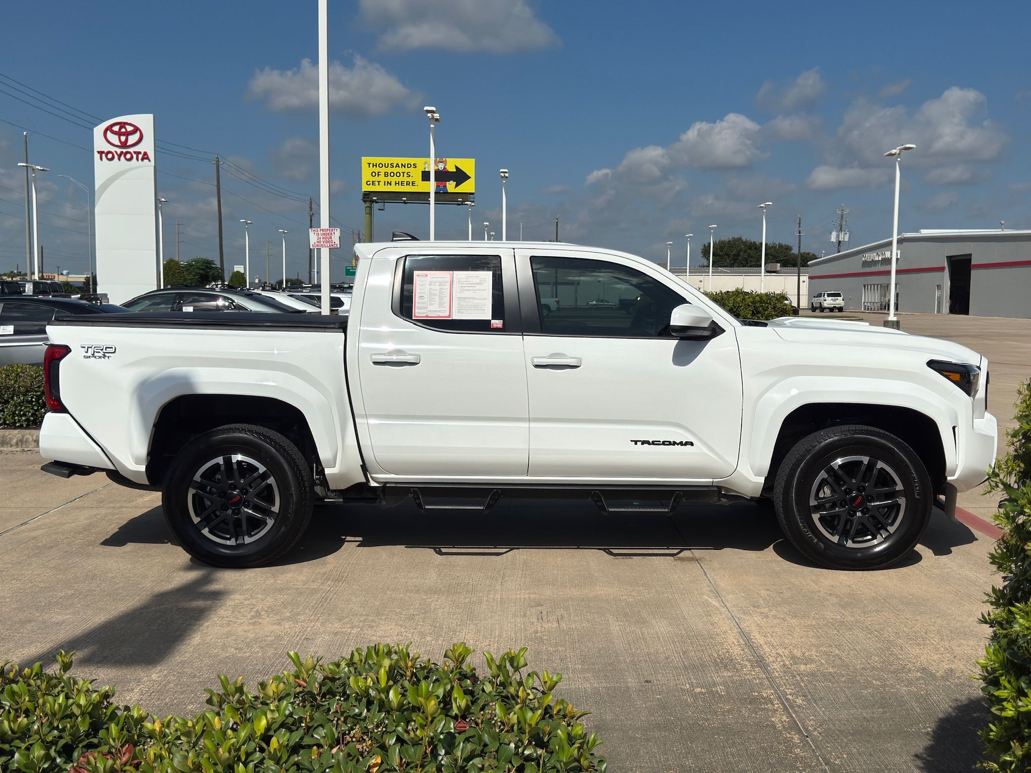2026 Toyota Tacoma TRD Sport White at Gullo Toyota