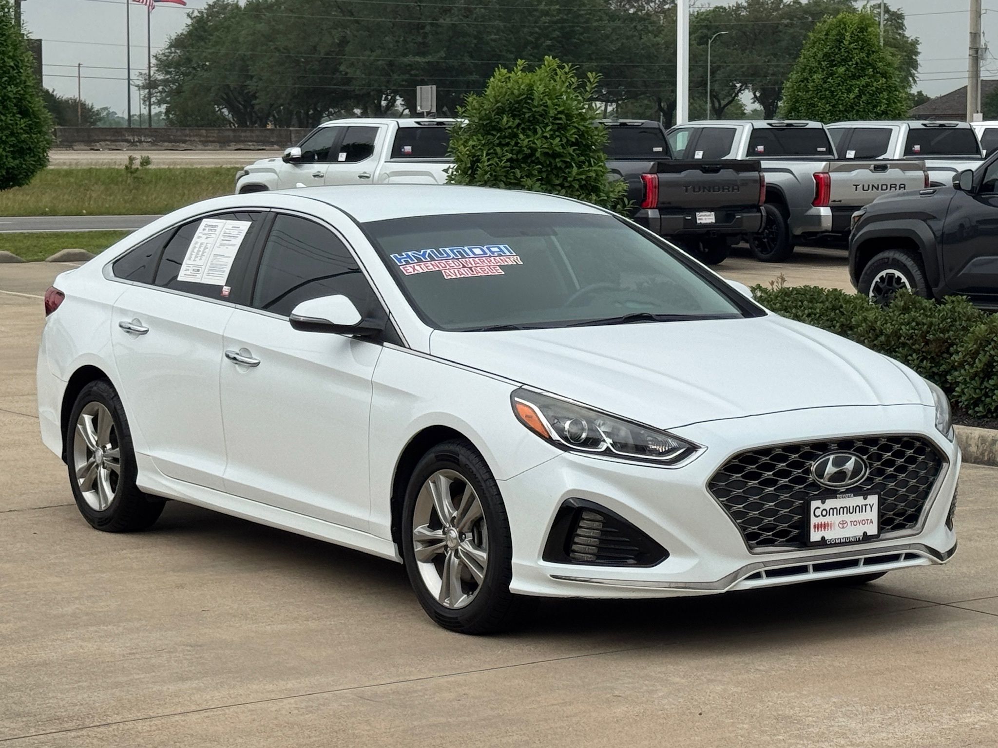 2019 Hyundai Sonata SEL White at Martin Chrysler Dodge Jeep Ram