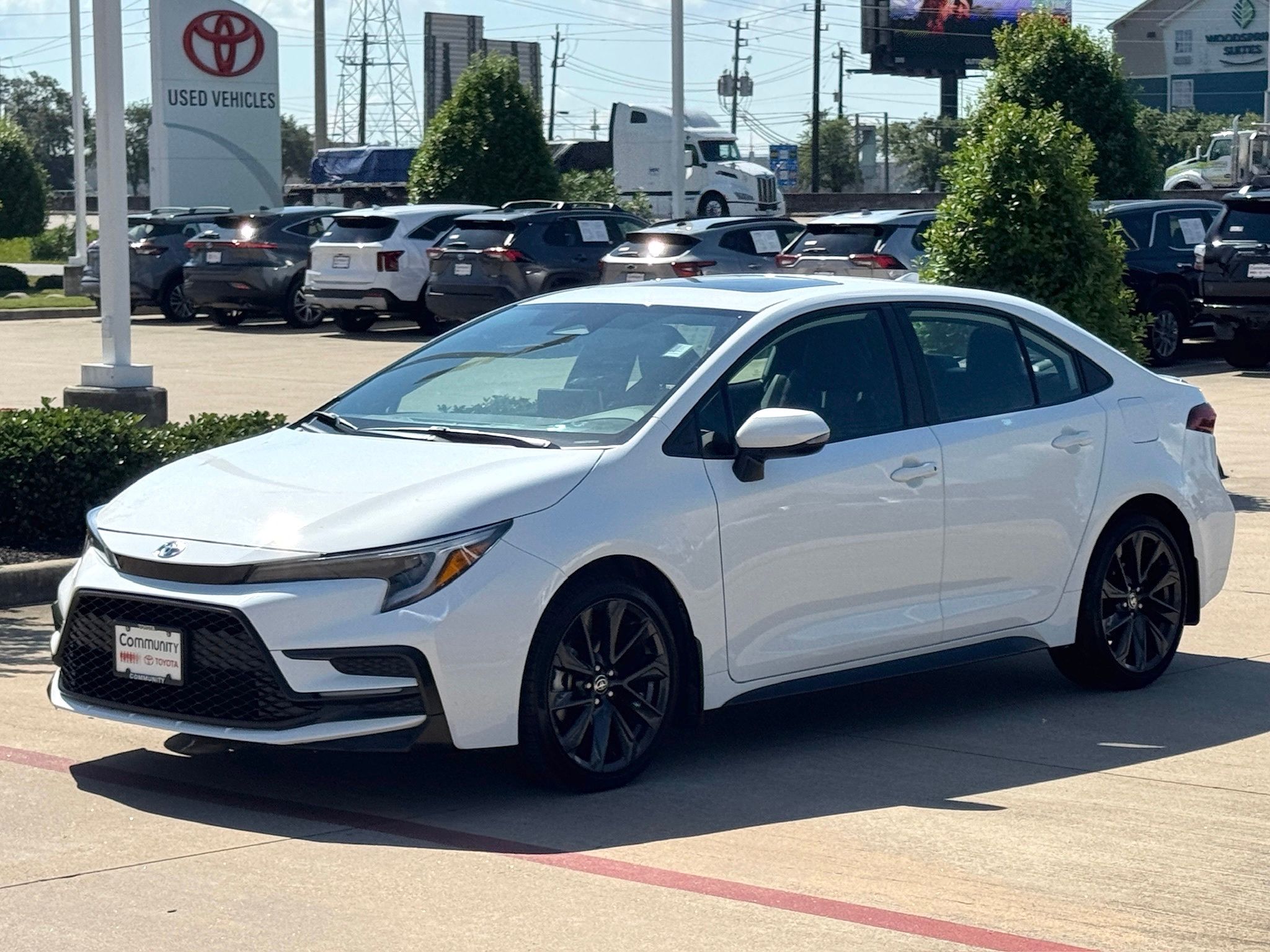 2025 Toyota Corolla XSE White at Traditions Chevrolet