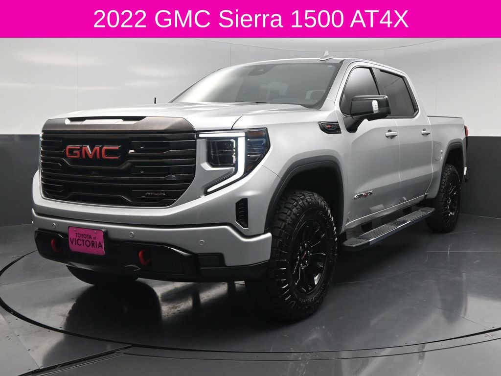2022 GMC Sierra 1500 AT4X Silver at Victoria Chrysler Dodge Jeep Ram
