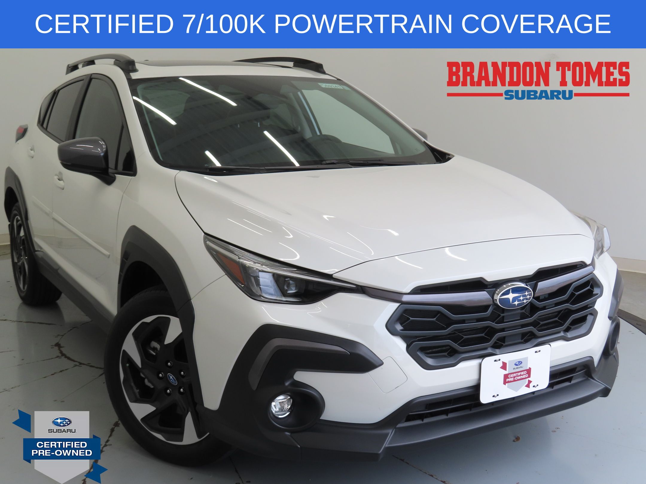 Crystal White Pearl 2025 Subaru Crosstrek SUV / Crossover All-Wheel Drive Continuously Variable Transmission