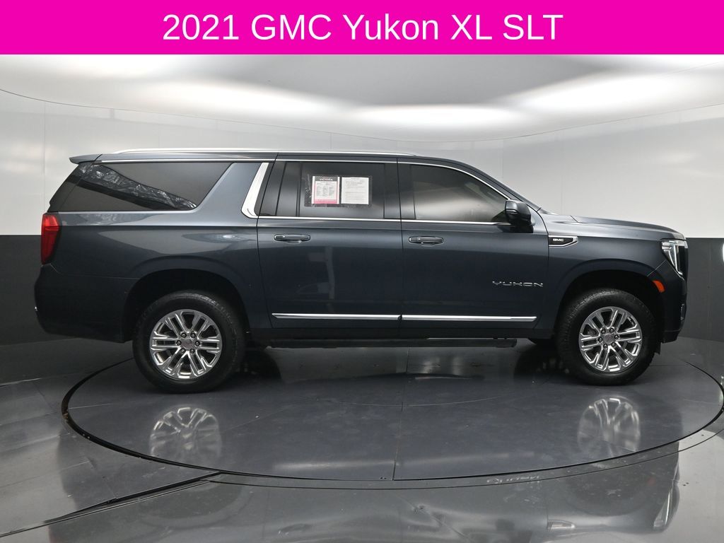 2021 GMC Yukon XL SLT Blue at Bayway Cadillac of The Woodlands